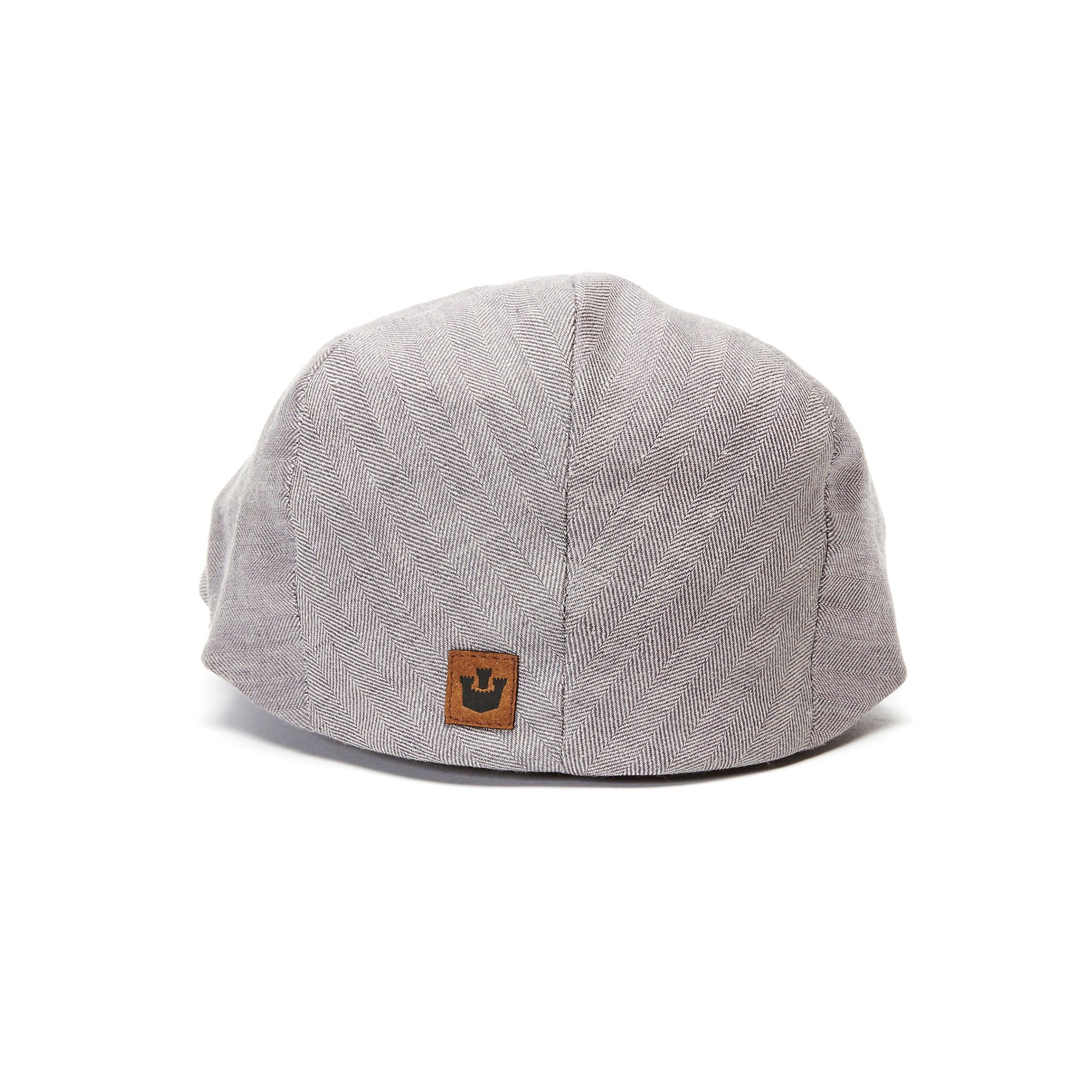 Goorin Bros. alfred linen low profile ivy flatcap Grey back view