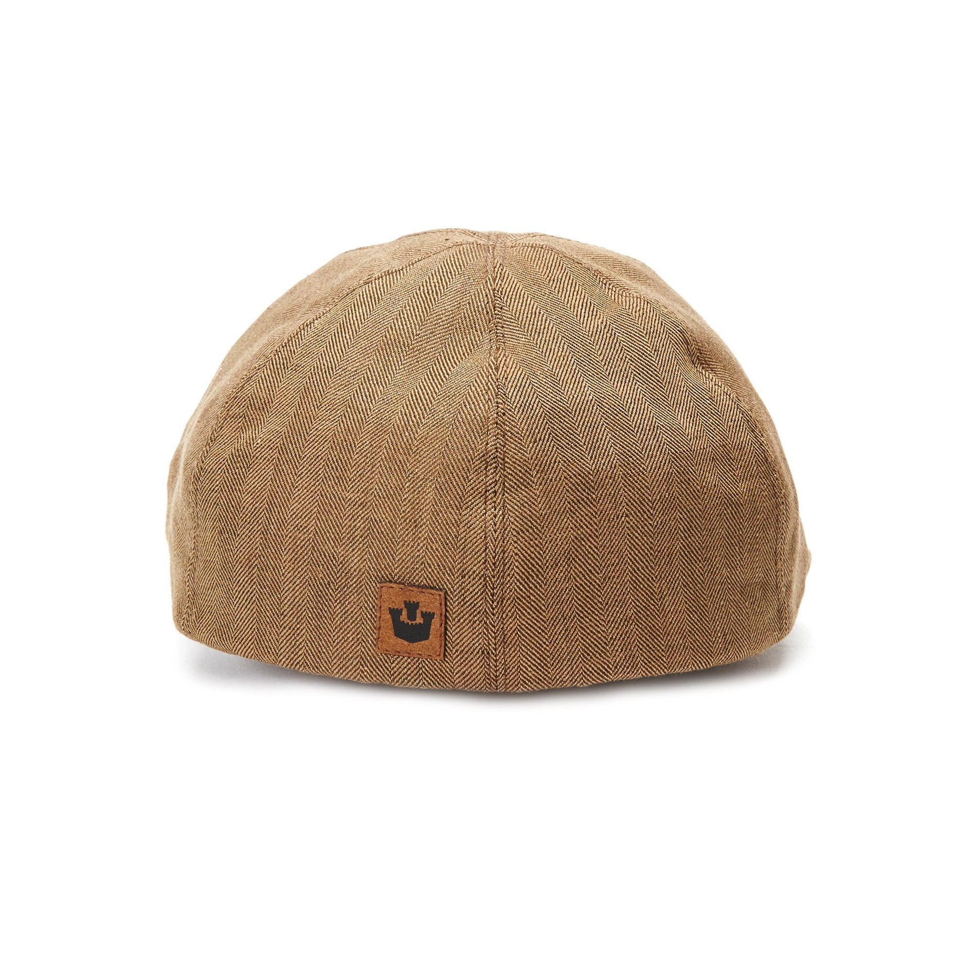 Goorin Bros. alistair linen 6 panel ivy flatcap Brown back view