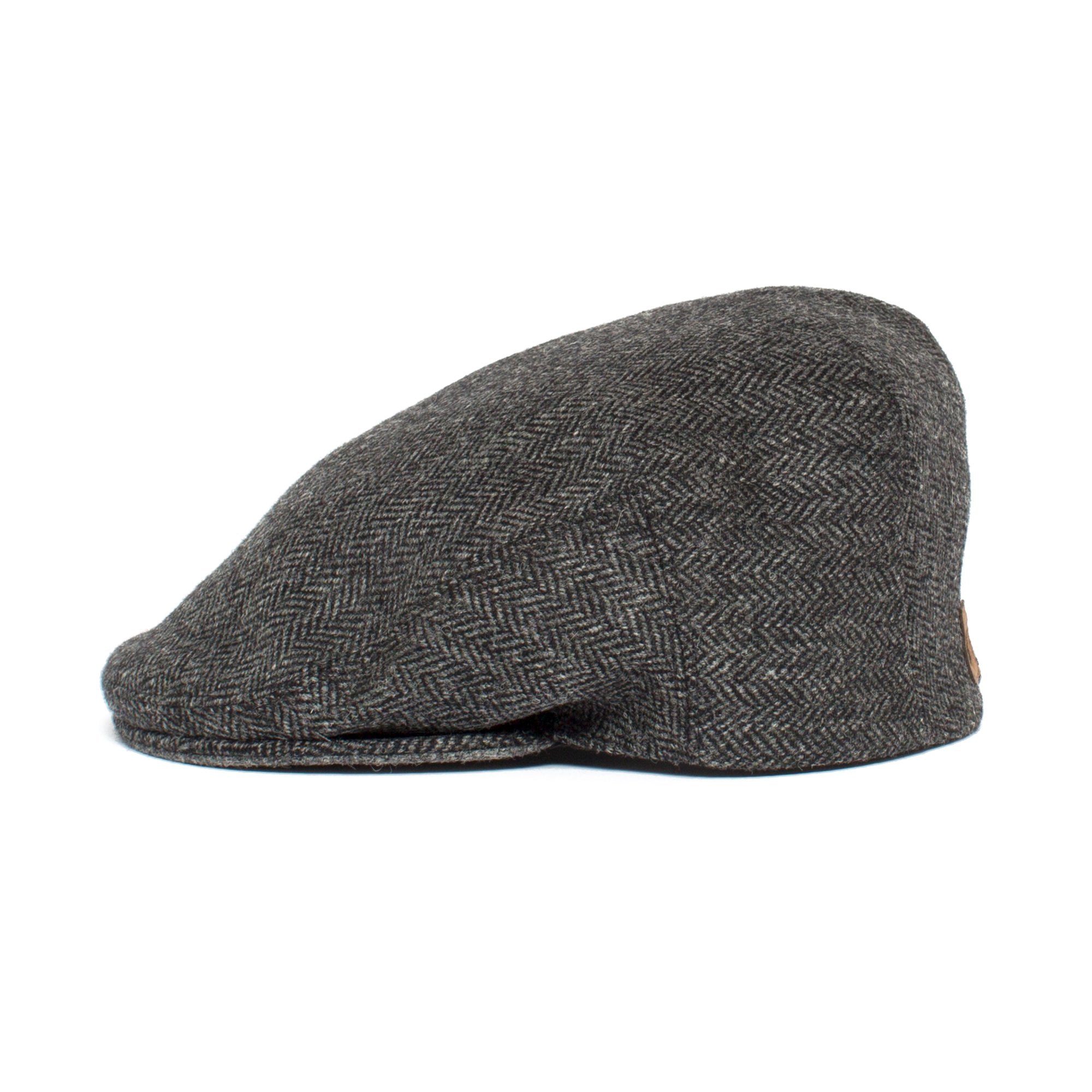 Goorin Bros. barnaby wool blend low profile ivy flatcap Charcoal side view