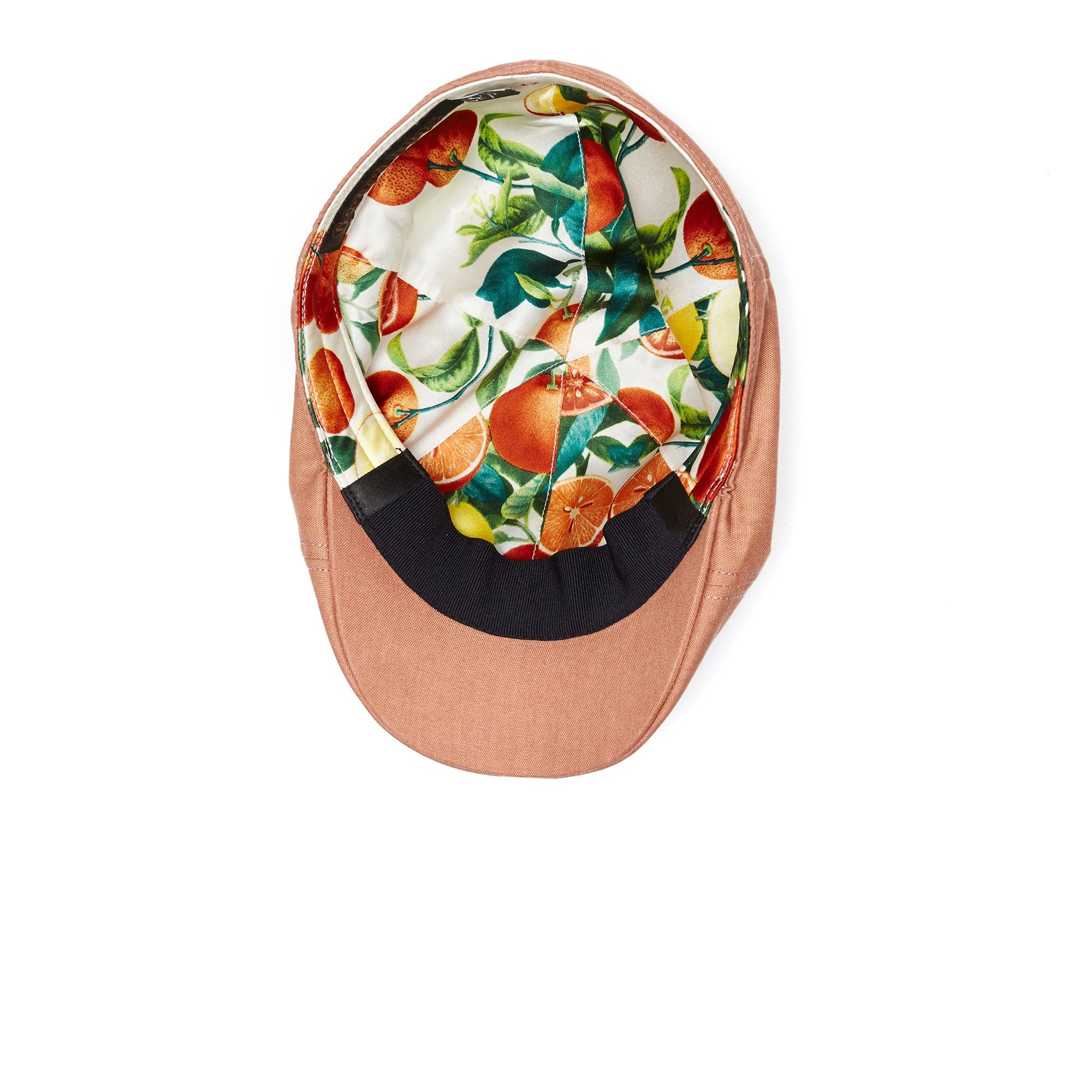 Goorin Bros. ed stanley polyester 6 panel ivy flatcap Peach under view