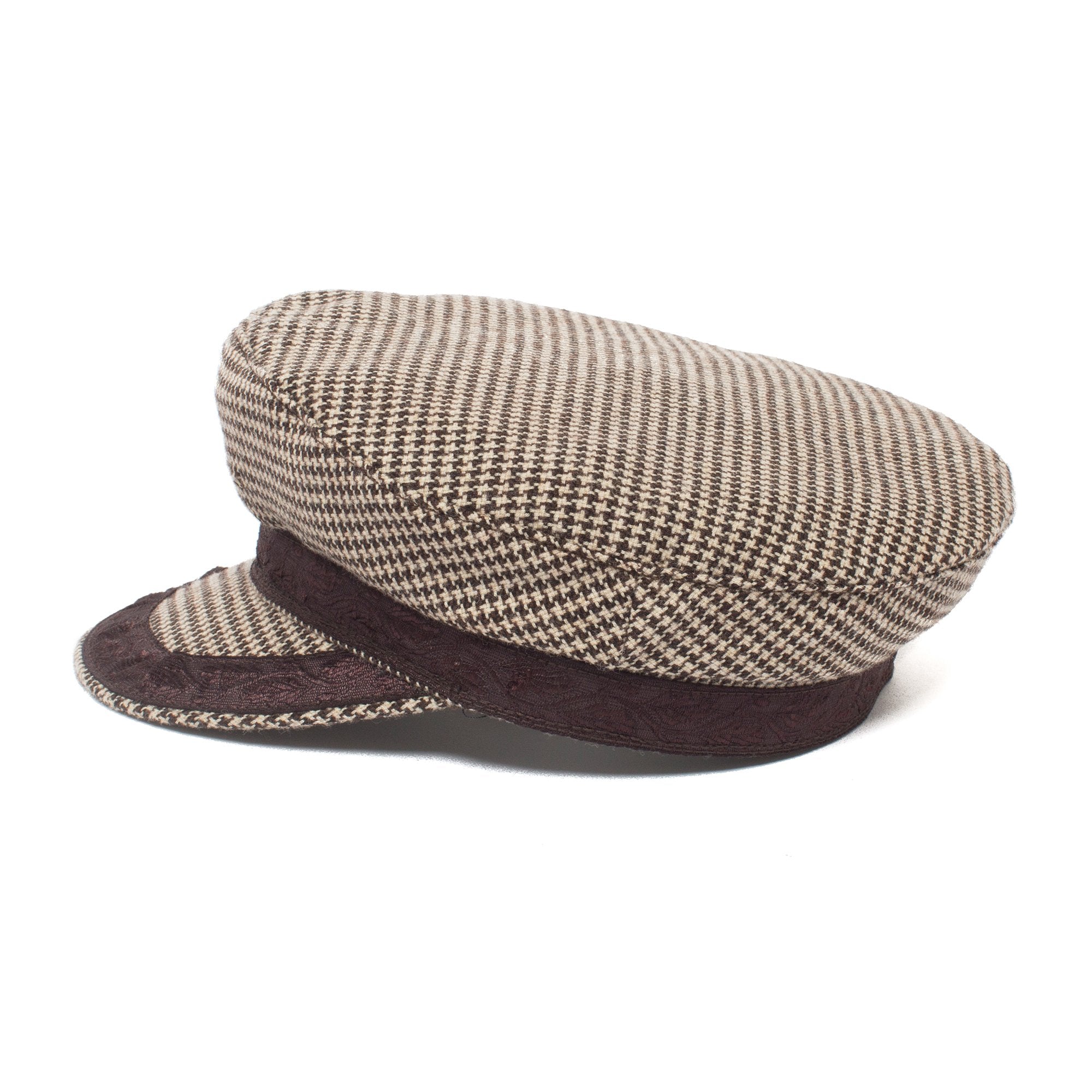 Goorin Bros. mykonos wool greek fisherman Brown side view