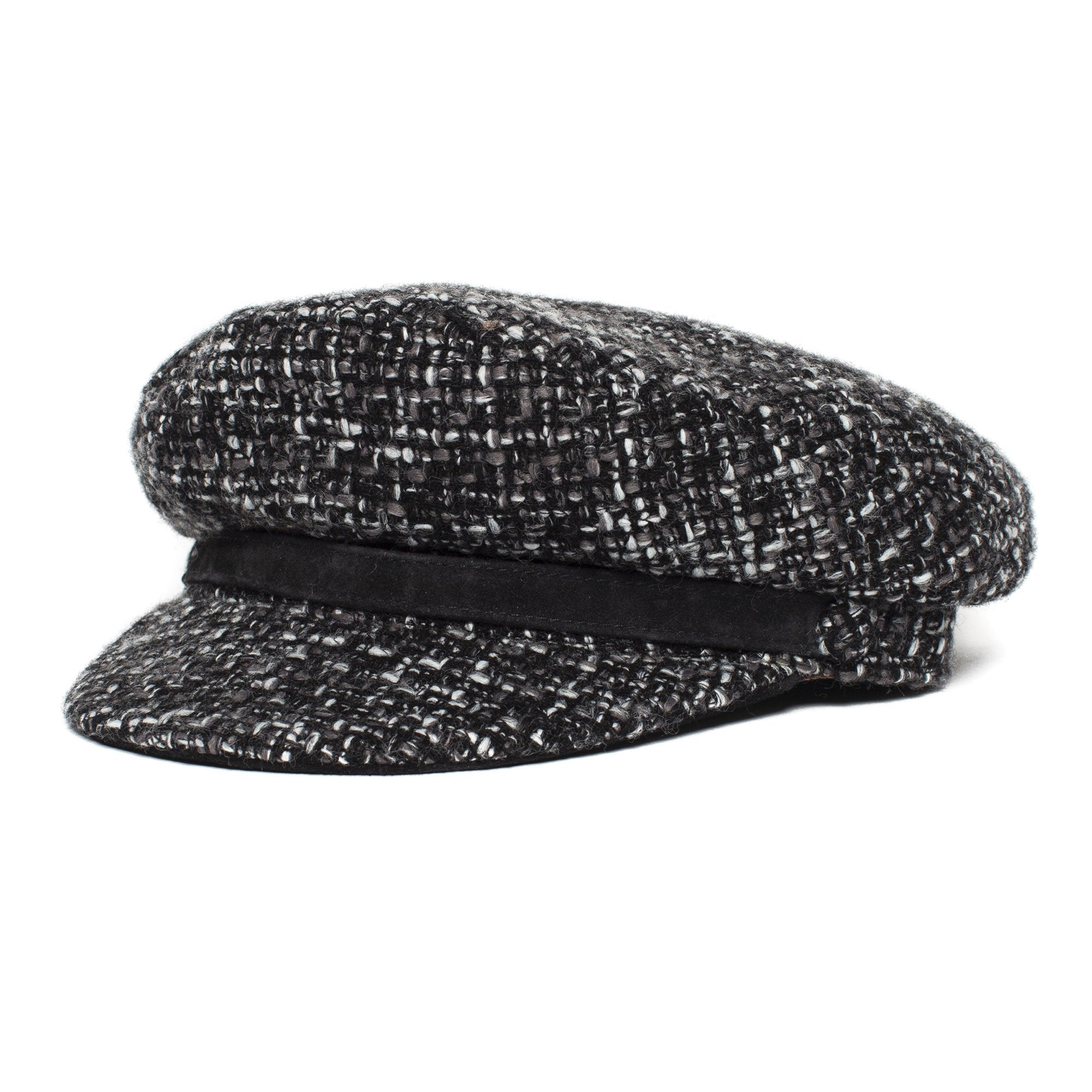Goorin Bros. aspen wool greek fisherman Black left side view