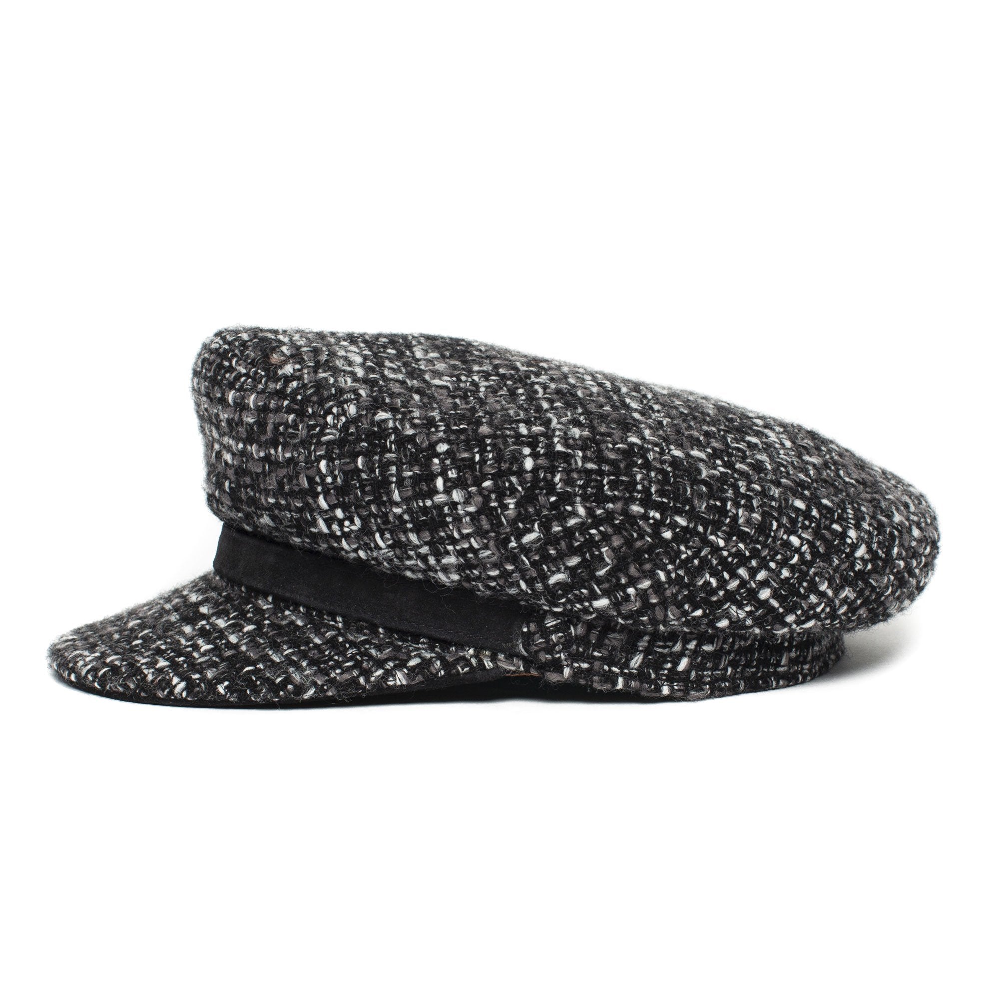 Goorin Bros. aspen wool greek fisherman Black side view