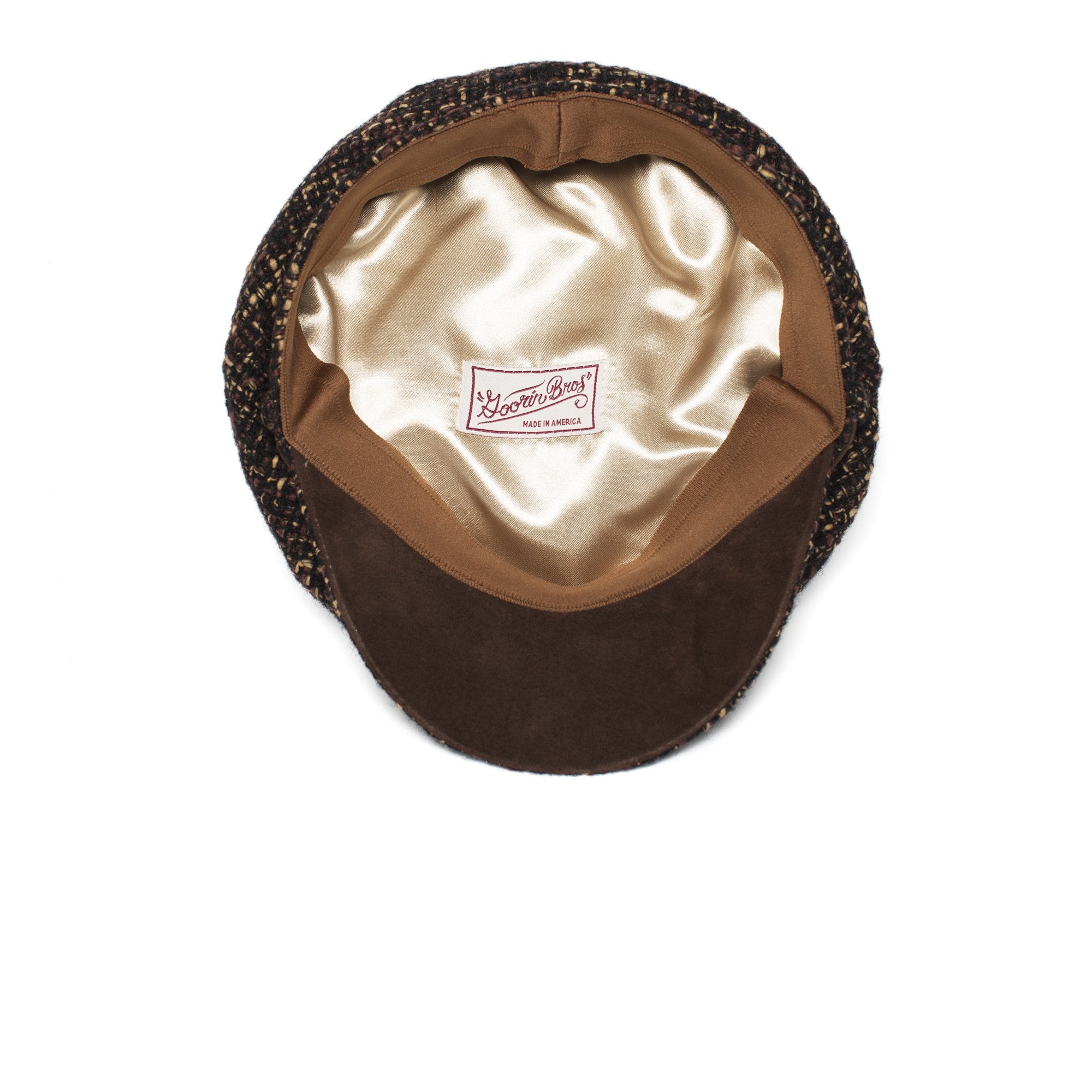 Goorin Bros. aspen wool greek fisherman Brown under view