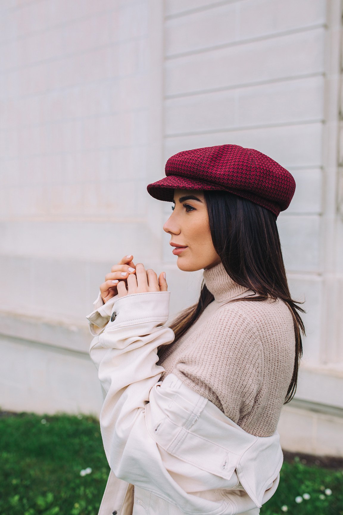 Goorin Bros. cold snap wool gatsby Red Lifestyle Womens
