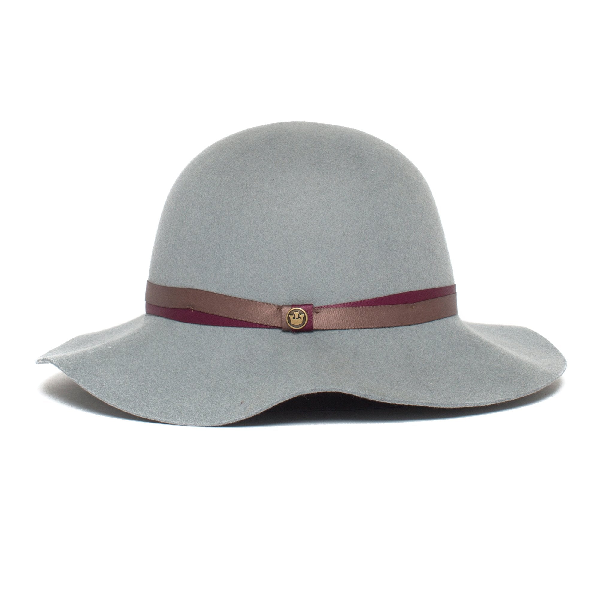 Goorin Bros. january breeze wool blend wide brim floppy hat Grey side view