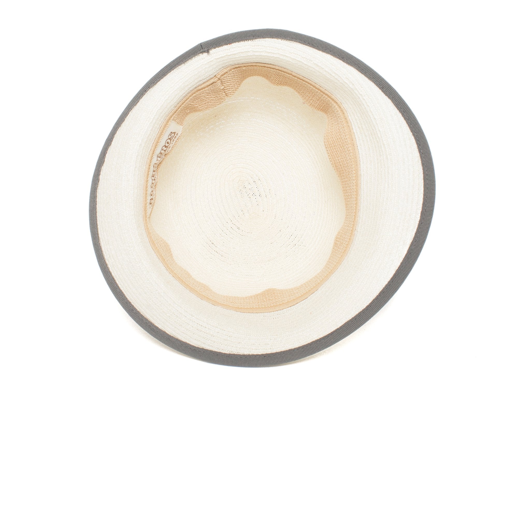 Goorin Bros. brown eyed girl straw cloche hat Stone under view