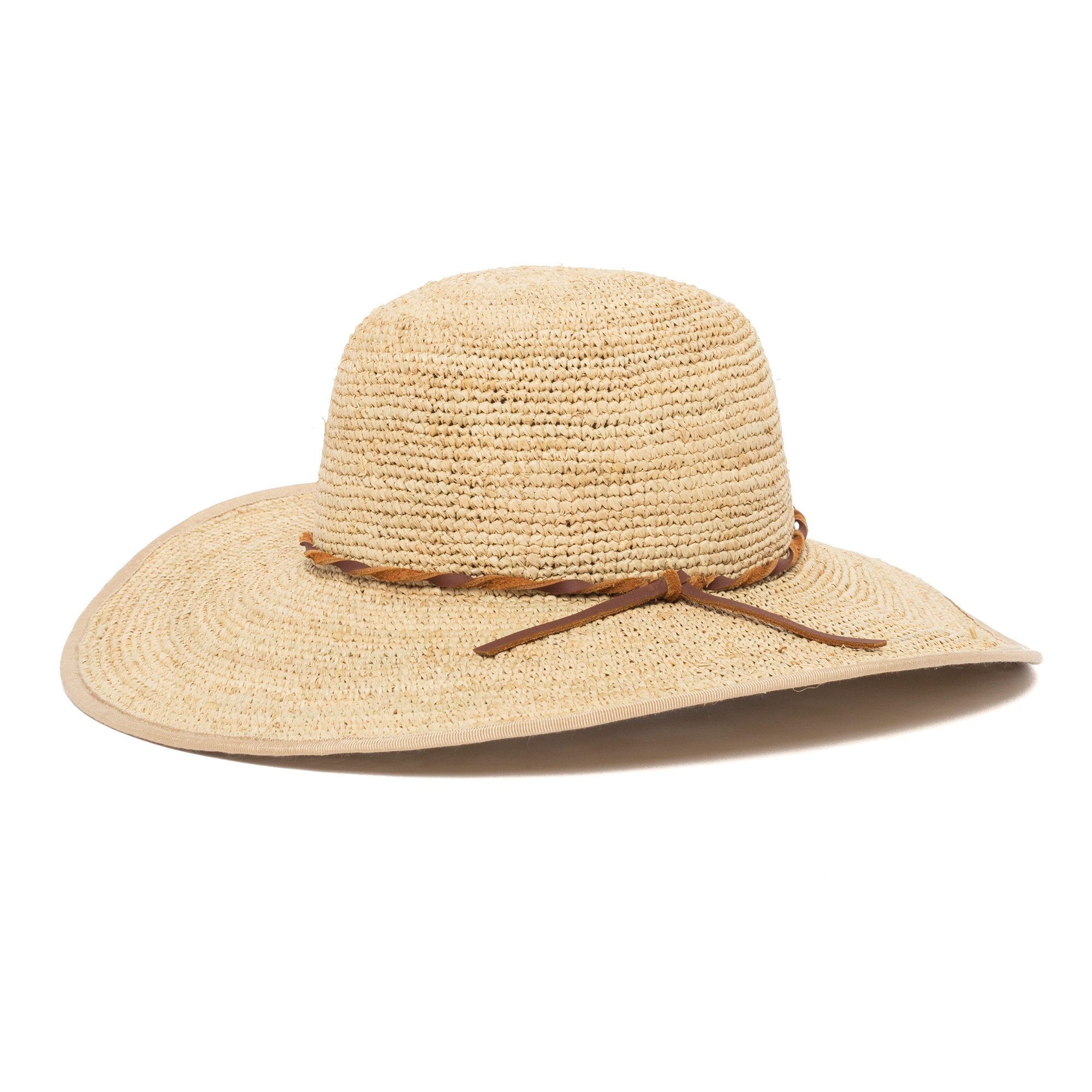 Goorin Bros. desert sun straw floppy hat Natural left side view