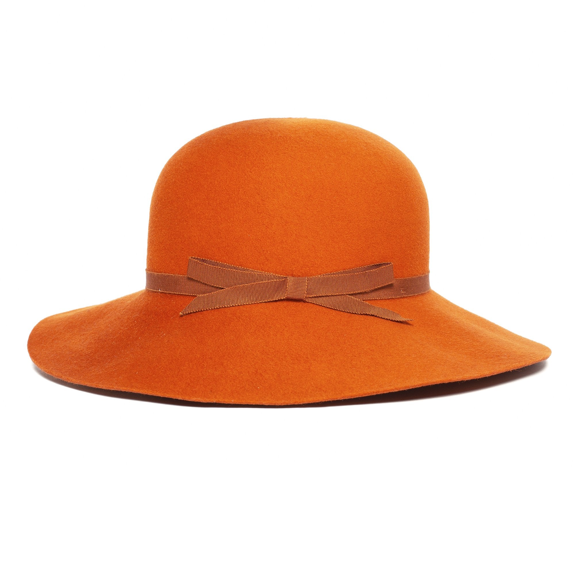 Goorin Bros. rhea love wool blend floppy hat Orange side view