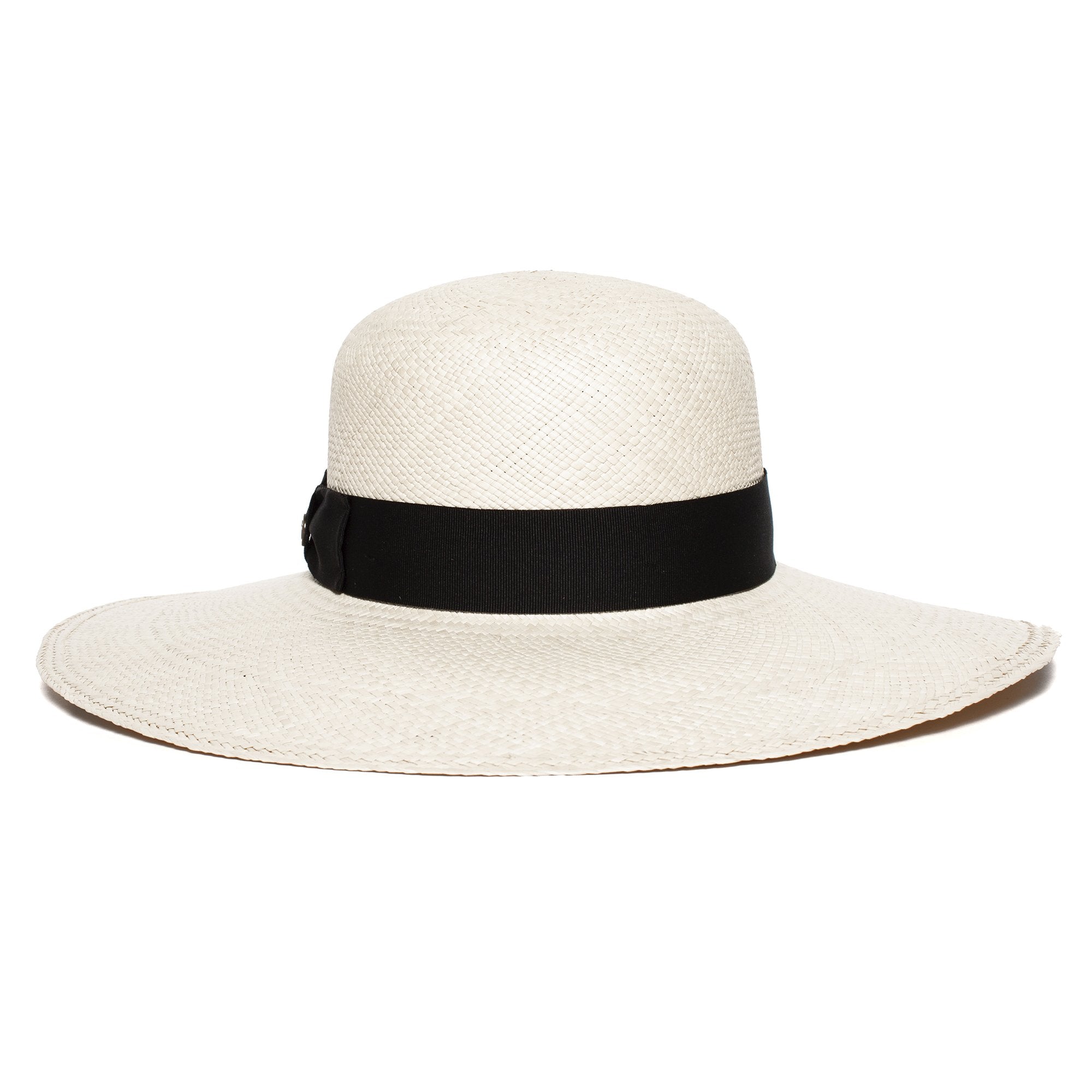 Goorin Bros. stacey straw floppy hat White back view