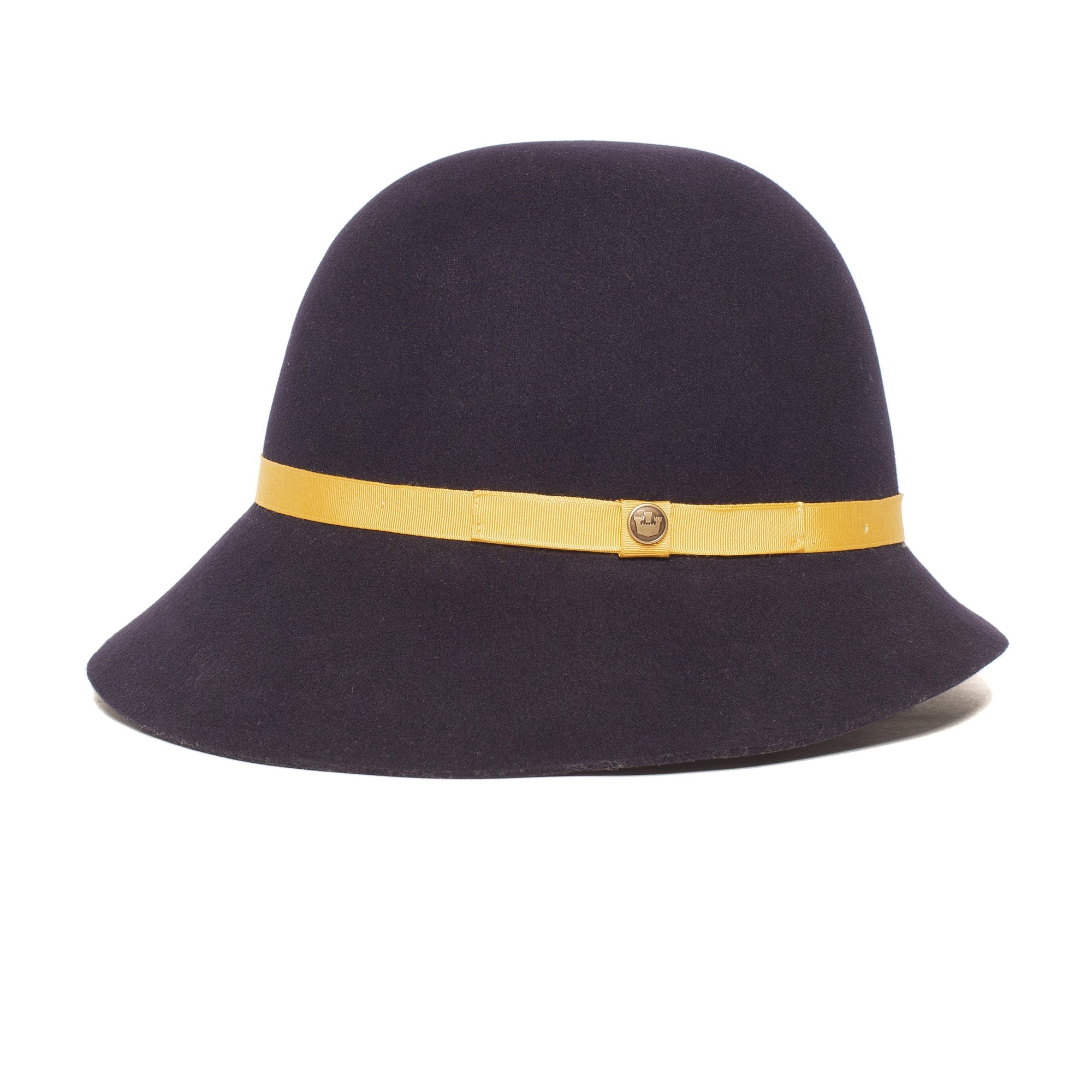Goorin Bros. minnie hazel wool blend cloche hat Navy side view
