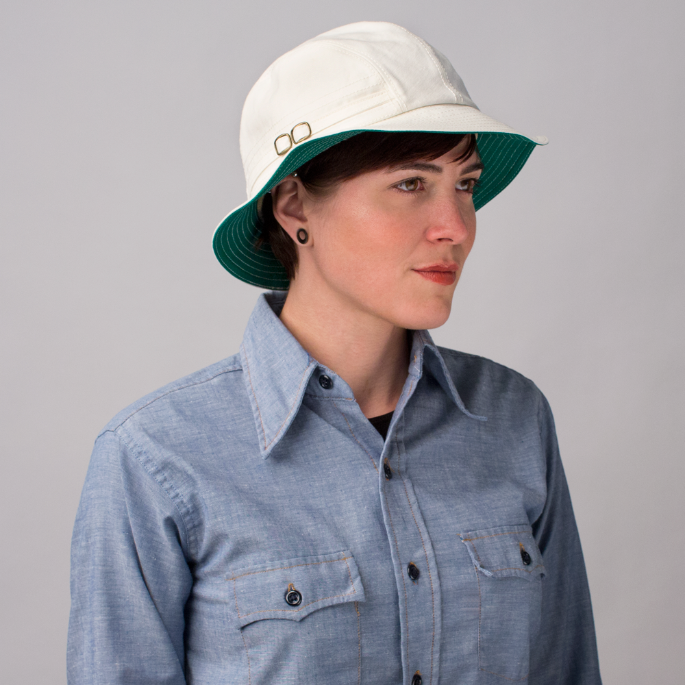Goorin Bros. round robin cotton cloche White womens styling