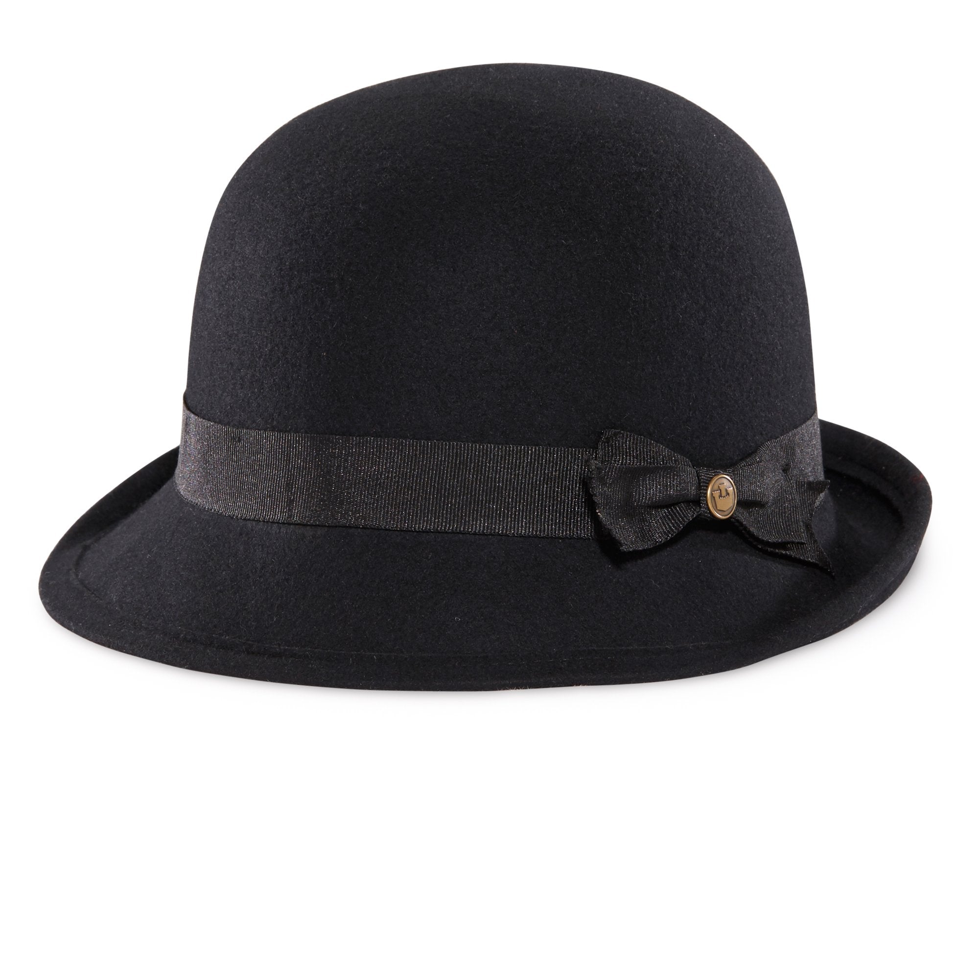 Goorin Bros. ella wool blend cloche hat Black left side view
