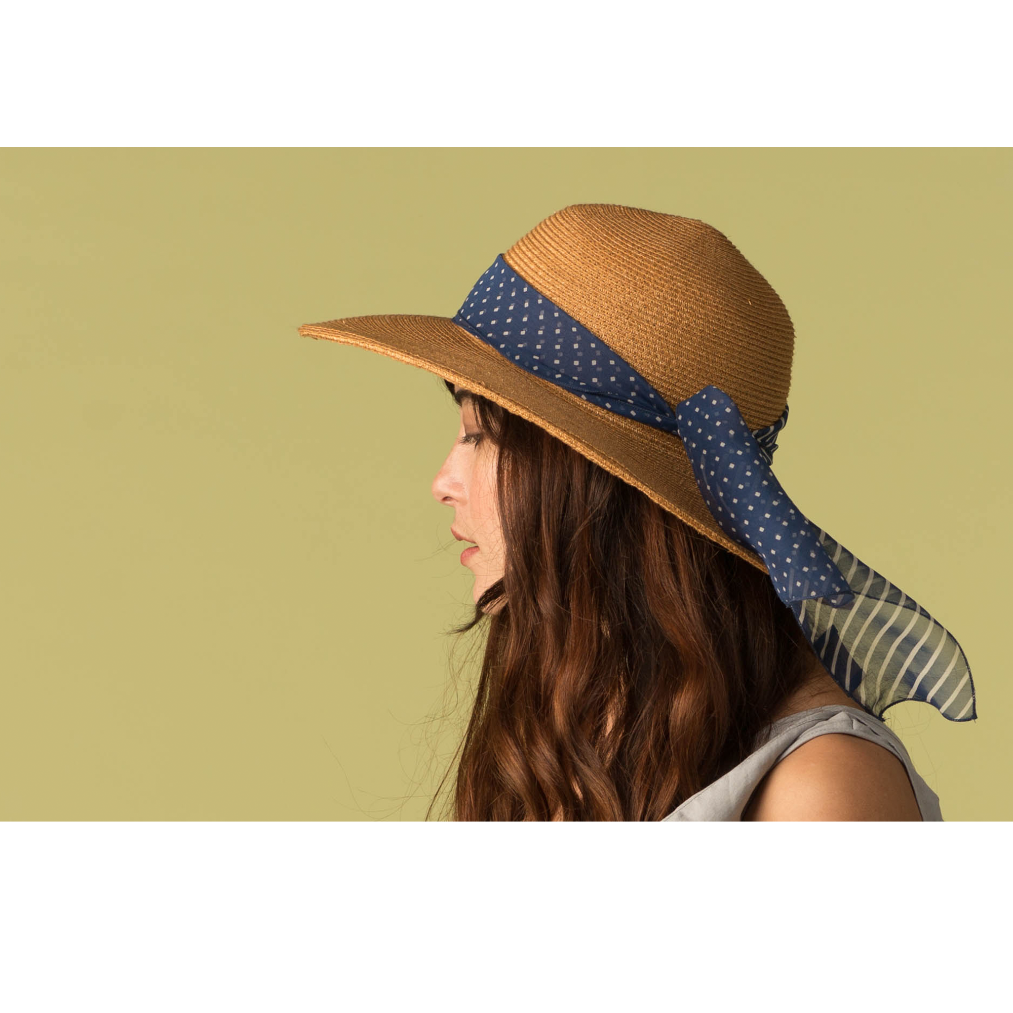 Goorin Bros. celia flamenco straw floppy hat Gold womens styling