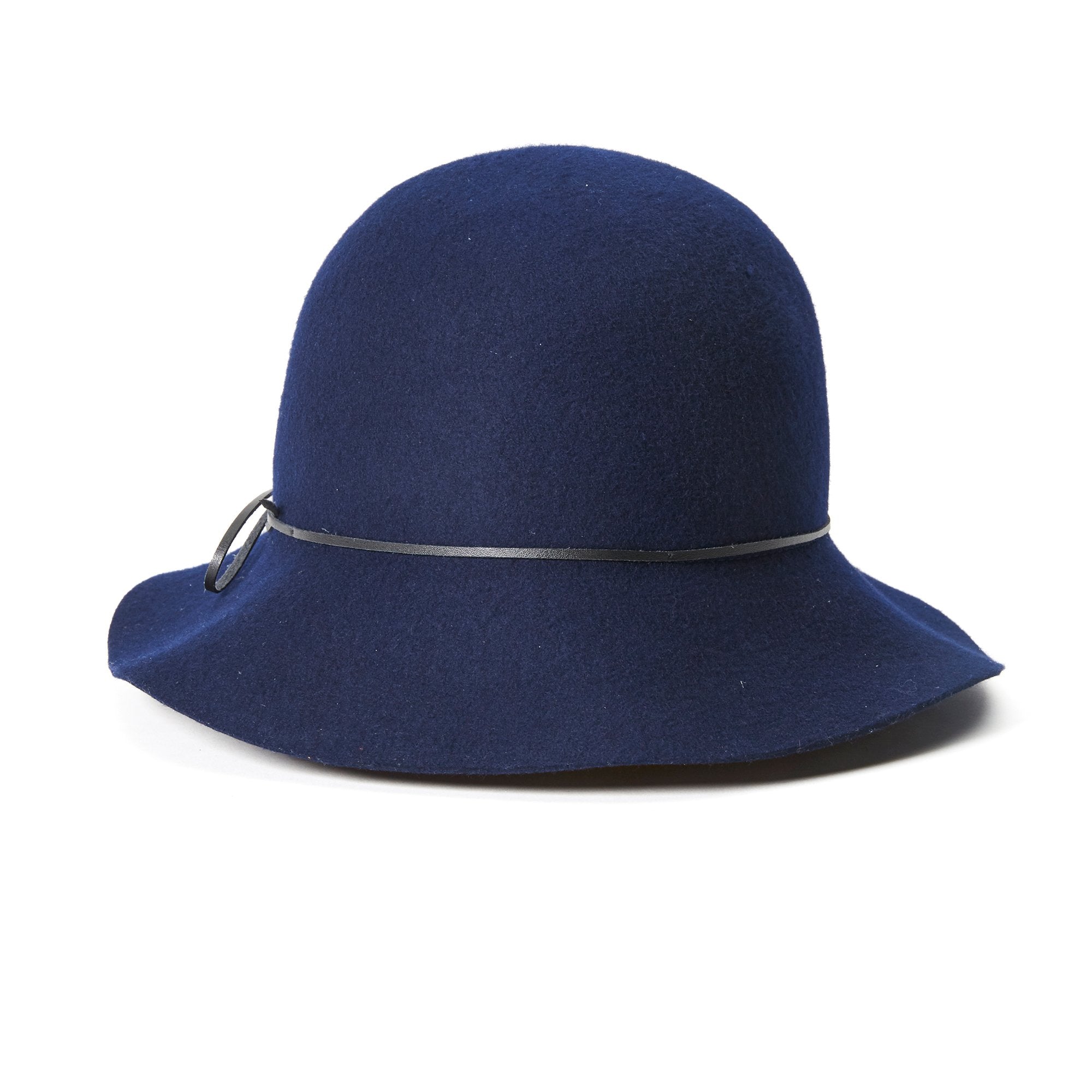 Goorin Bros. mrs blanc wool blend cloche hat Navy back view