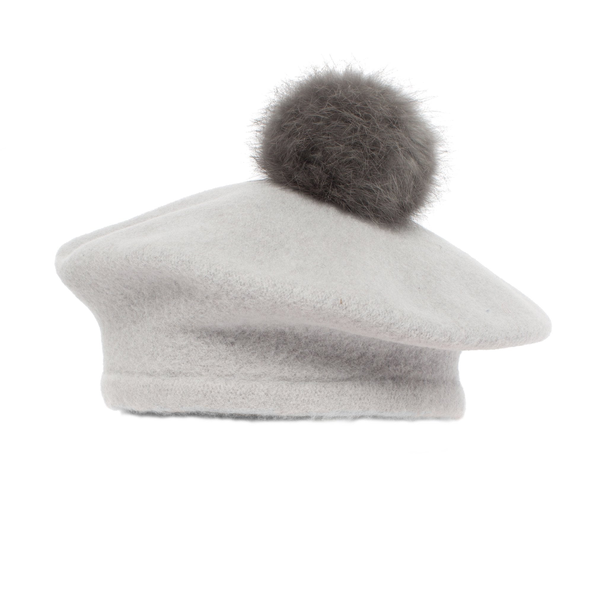 Goorin Bros. heart of gold wool blend beret hat Grey side view