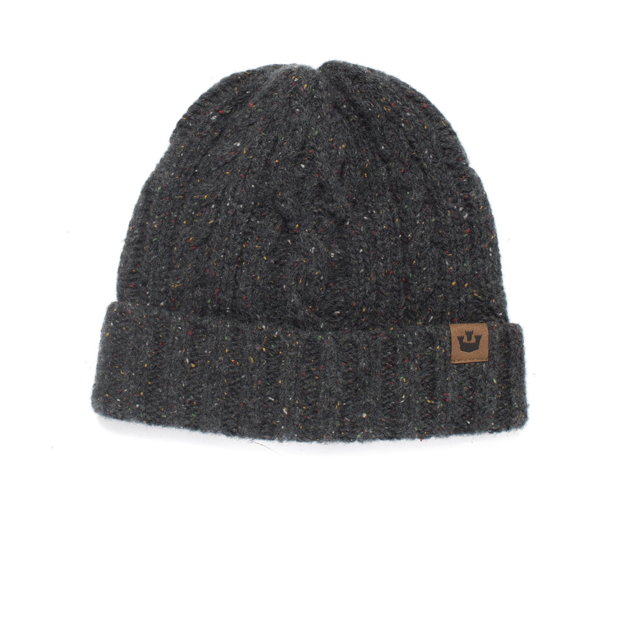 Goorin Bros. mountain high wool beanie Charcoal front view