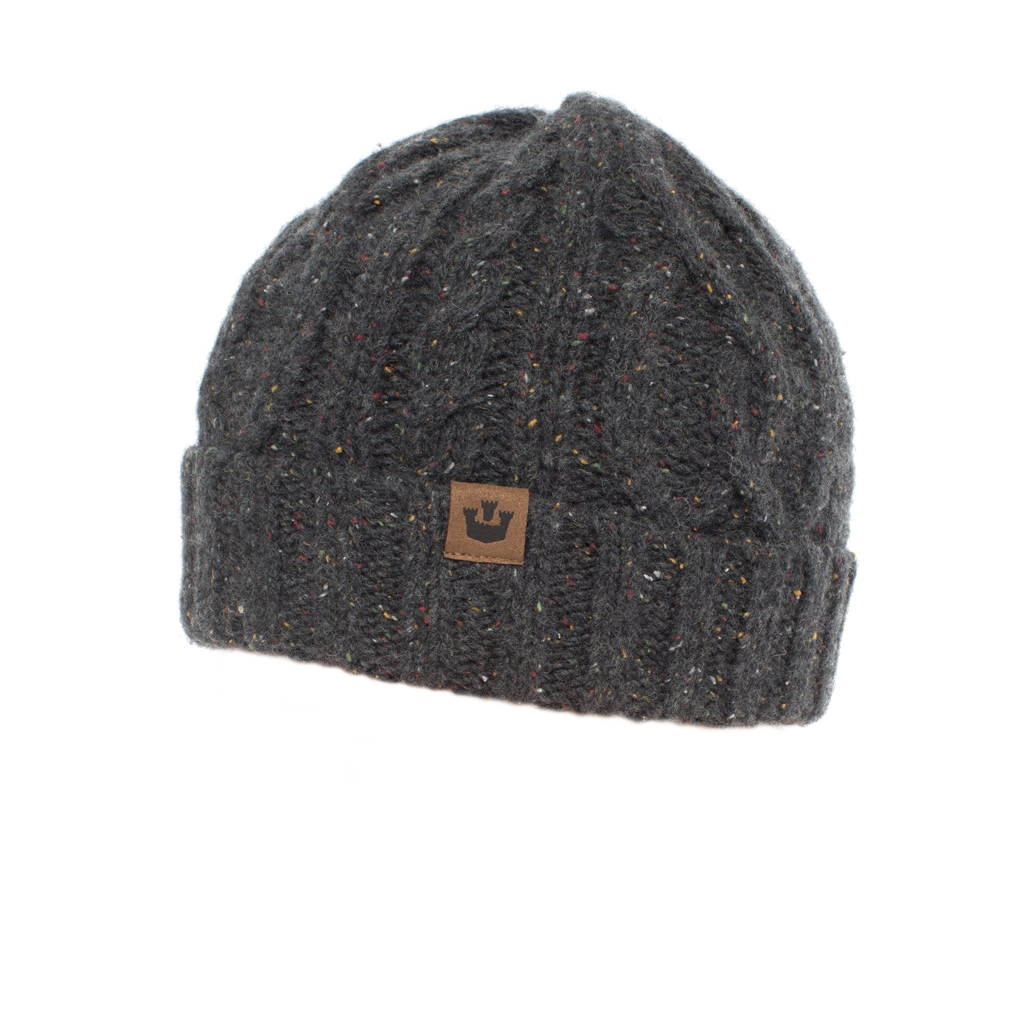 Goorin Bros. mountain high wool beanie Charcoal left side view