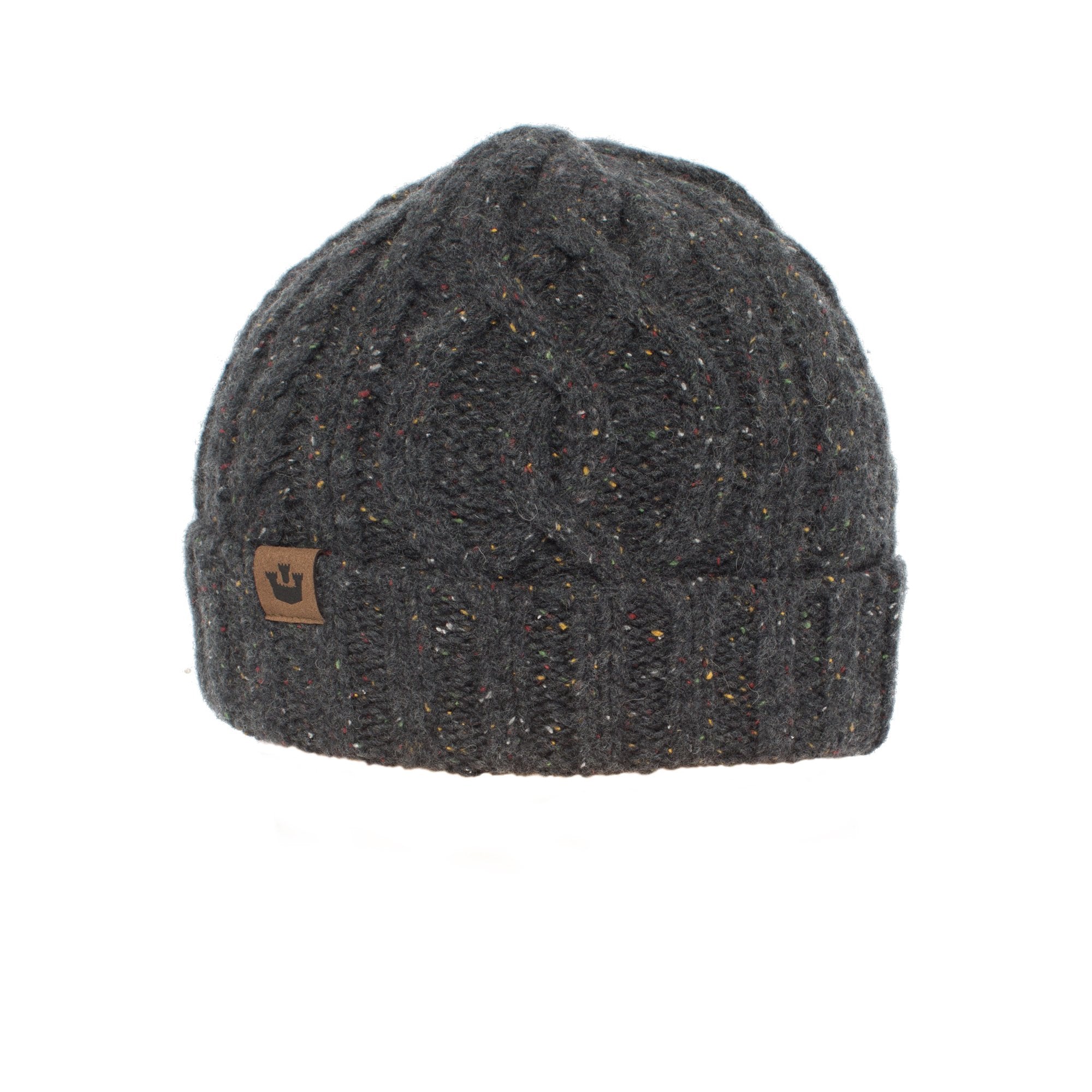 Goorin Bros. mountain high wool beanie Charcoal side view
