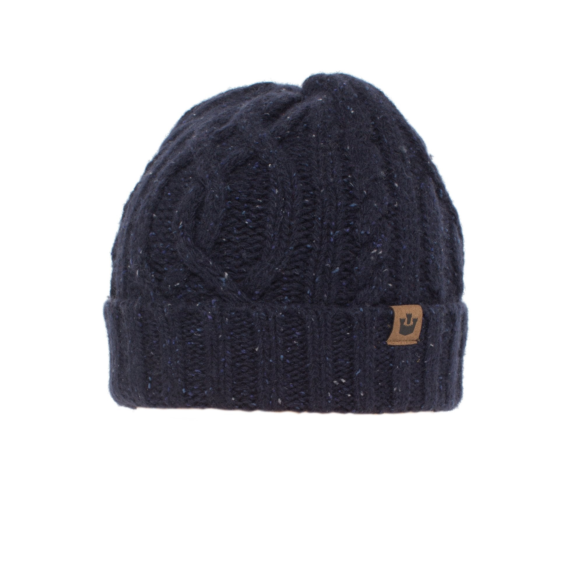 Goorin Bros. mountain high wool beanie Navy left side view