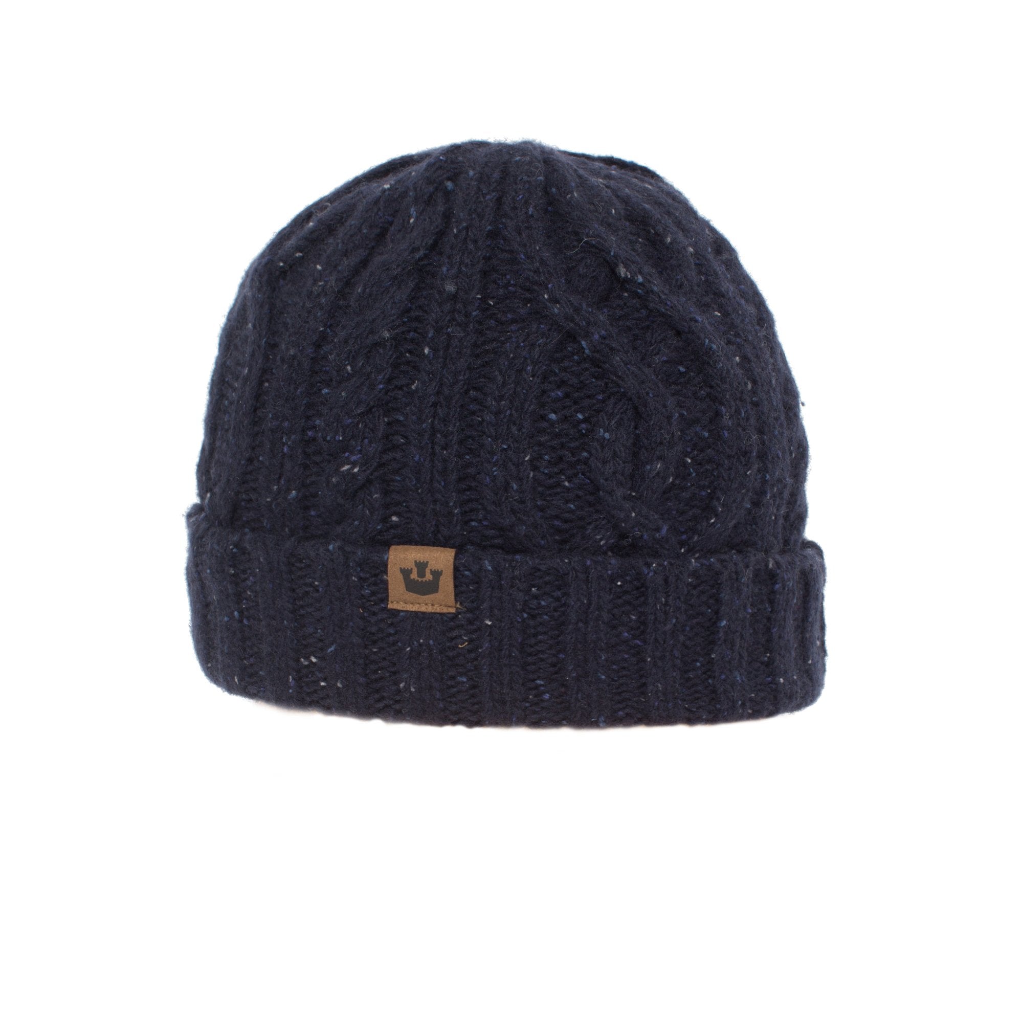 Goorin Bros. mountain high wool beanie Navy side view