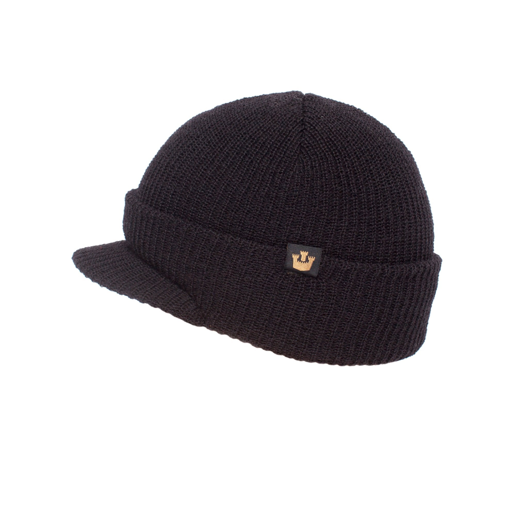 Goorin Bros. cement walls wool beanie Black side view