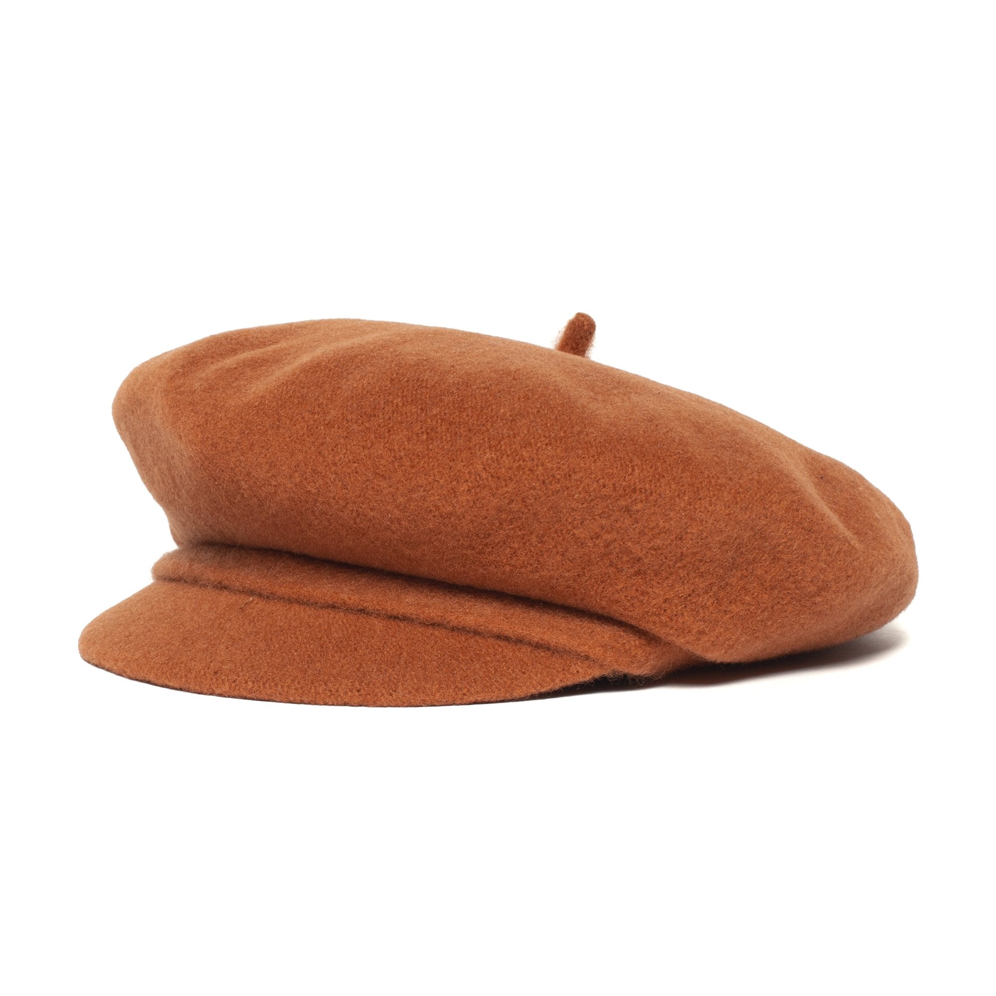 Goorin Bros. christina wool blend beret hat Orange left side view