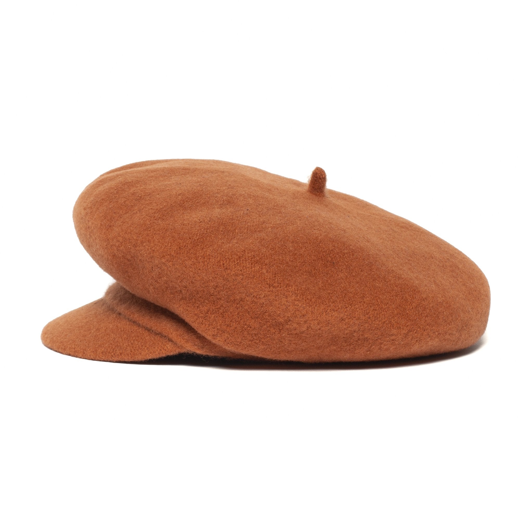 Goorin Bros. christina wool blend beret hat Orange side view