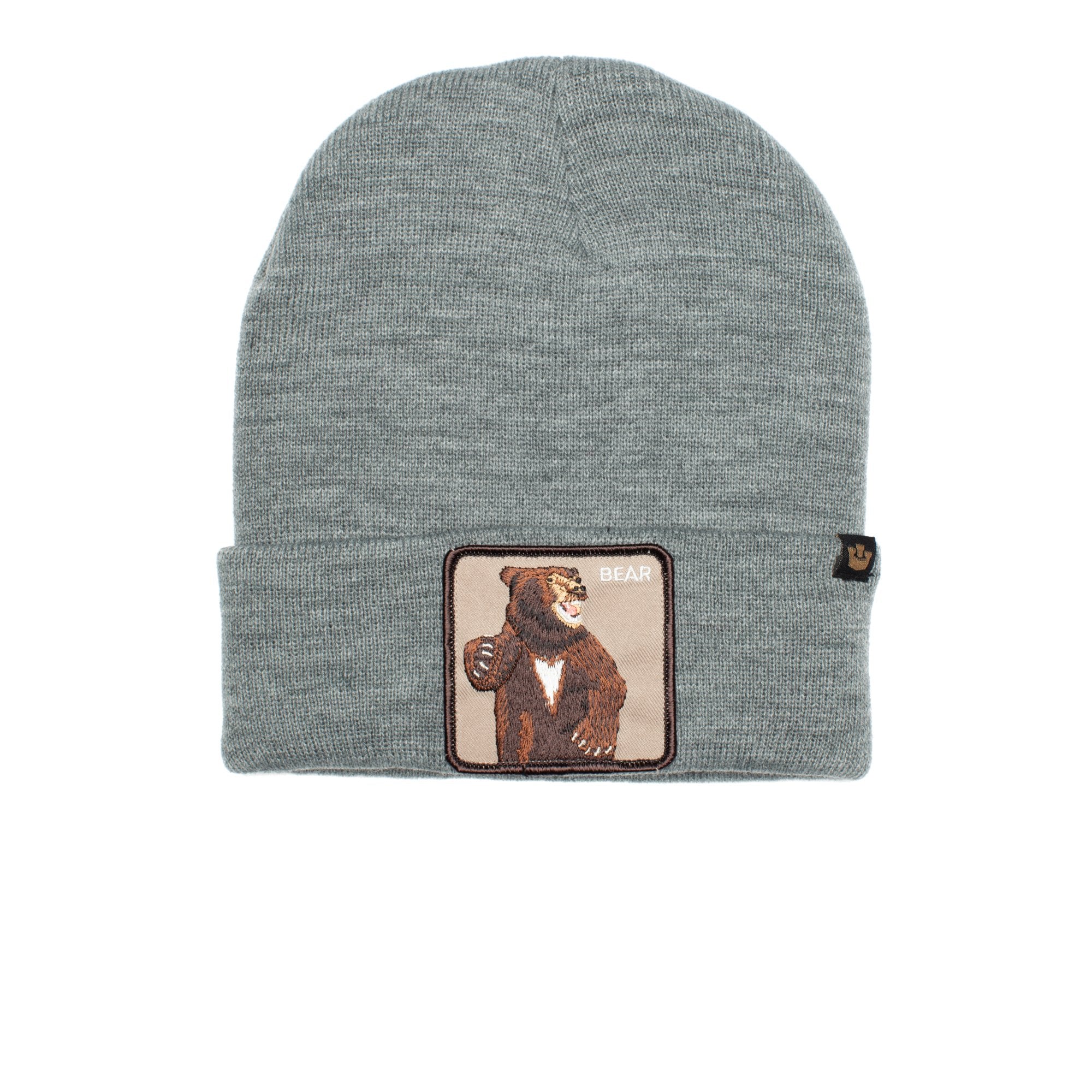 Goorin Bros. lover bear beanie Grey front view
