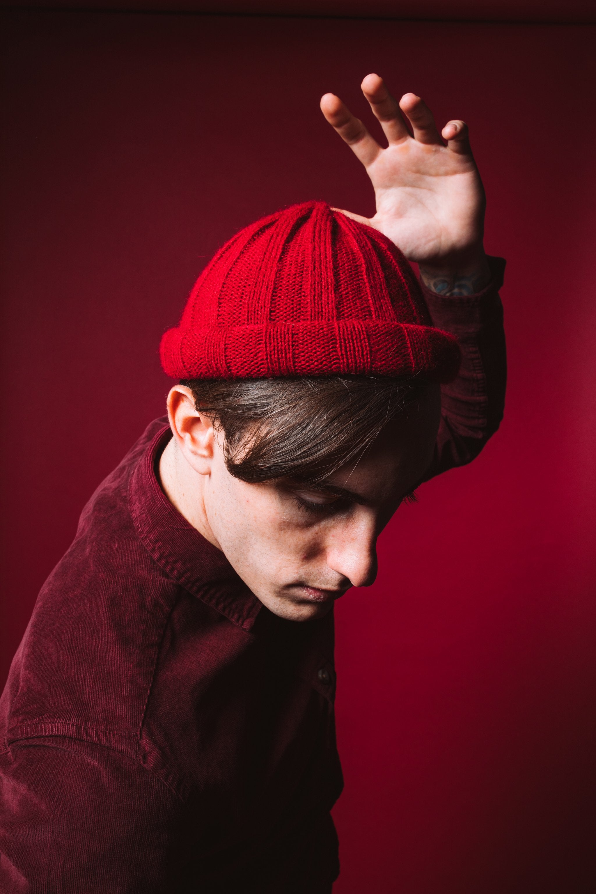 Goorin Bros. tigers eye alpaca beanie Red Lifestyle Mens