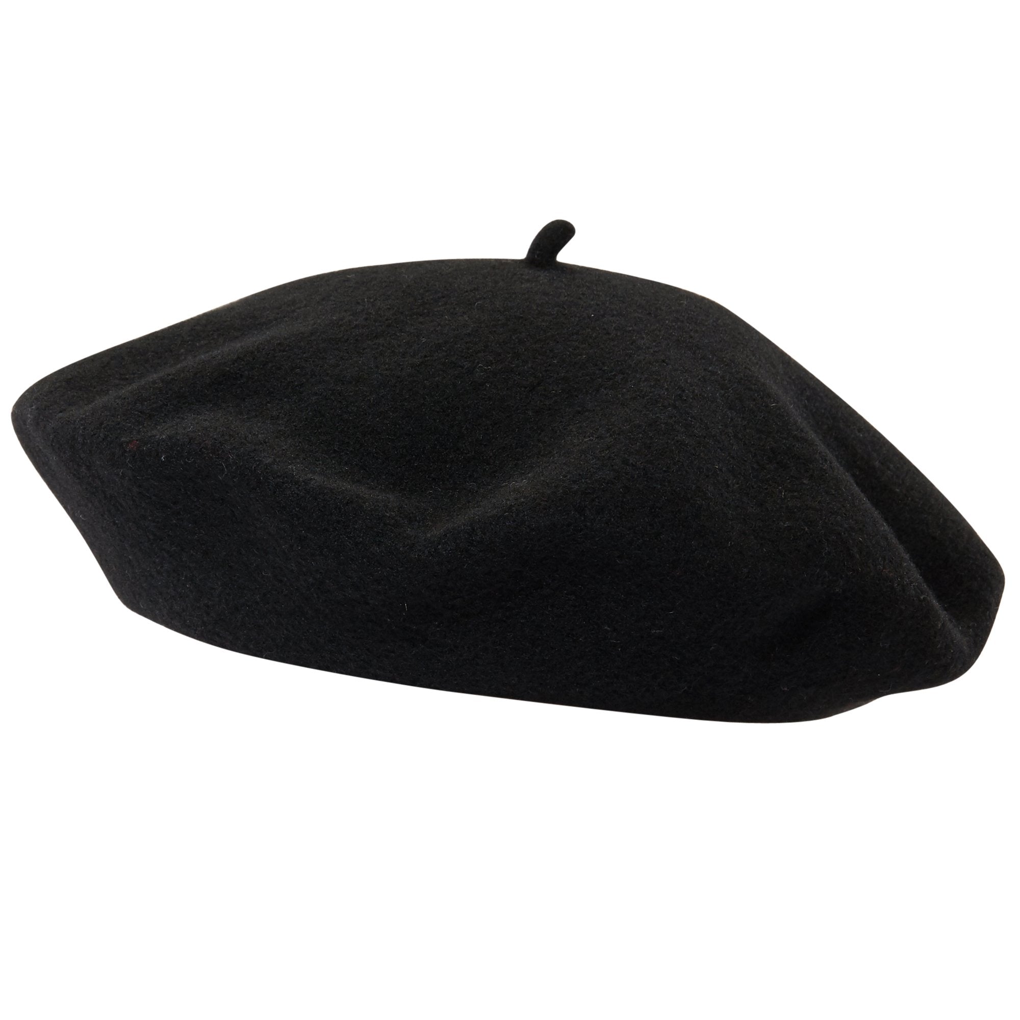 Goorin Bros. ivan budsky wool blend classic beret hat Black front view