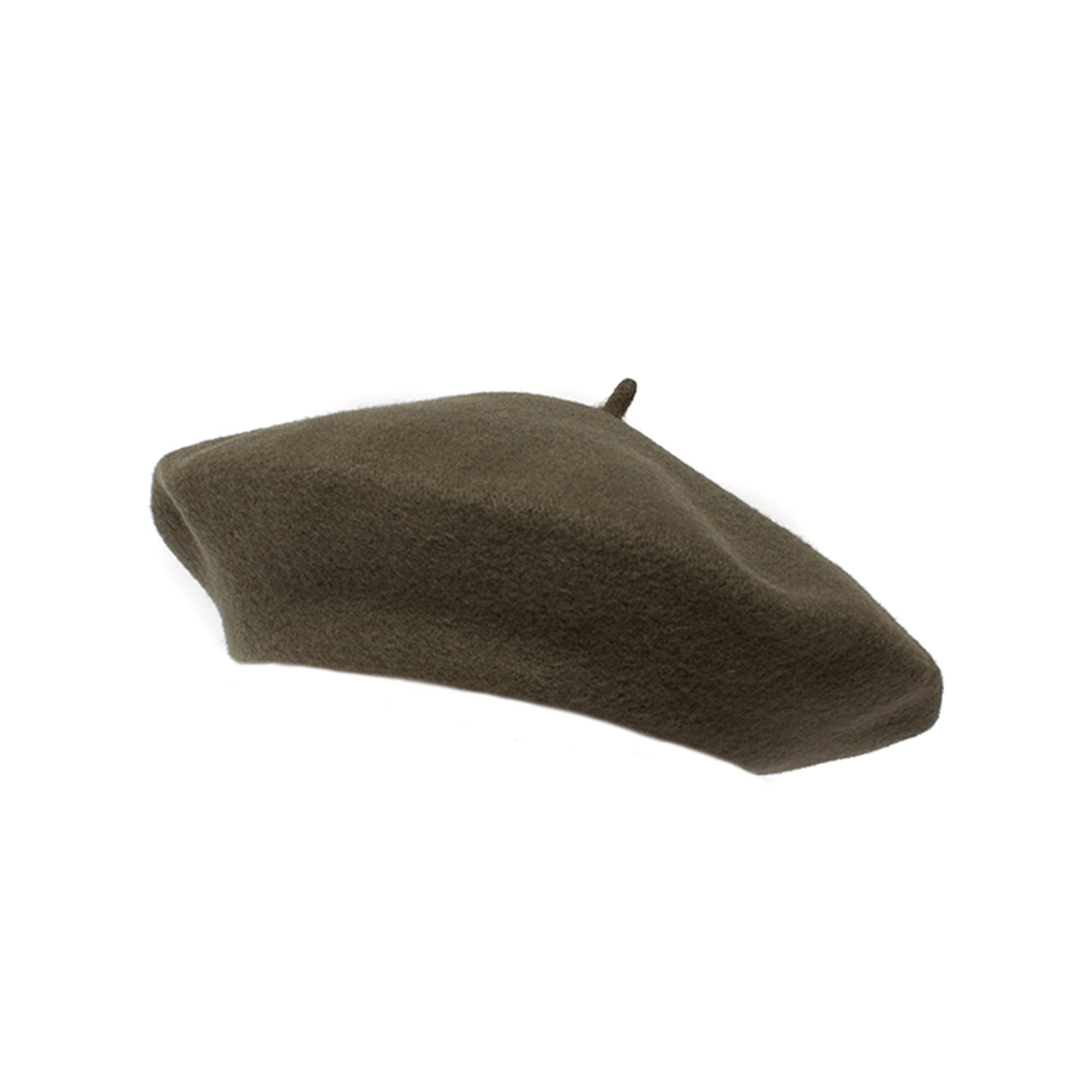 Goorin Bros. ivan budsky wool blend classic beret hat Olive front view