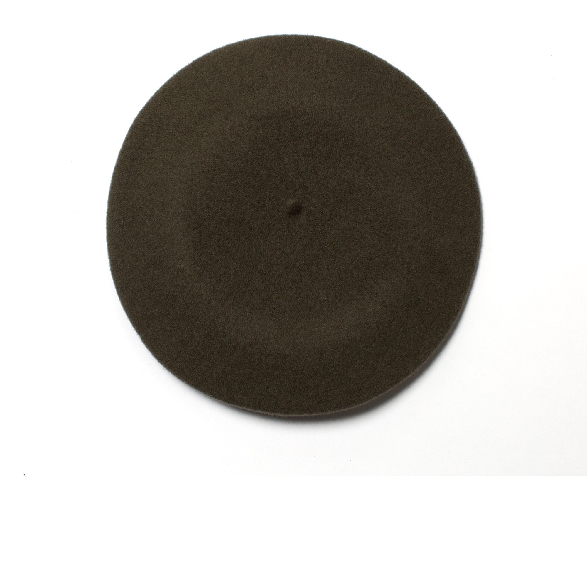 Goorin Bros. ivan budsky wool blend classic beret hat Olive front view