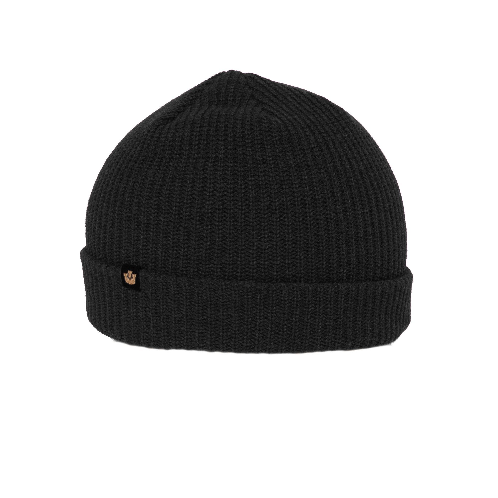 Goorin Bros. air to fakie acrylic ribbed beanie Black side view