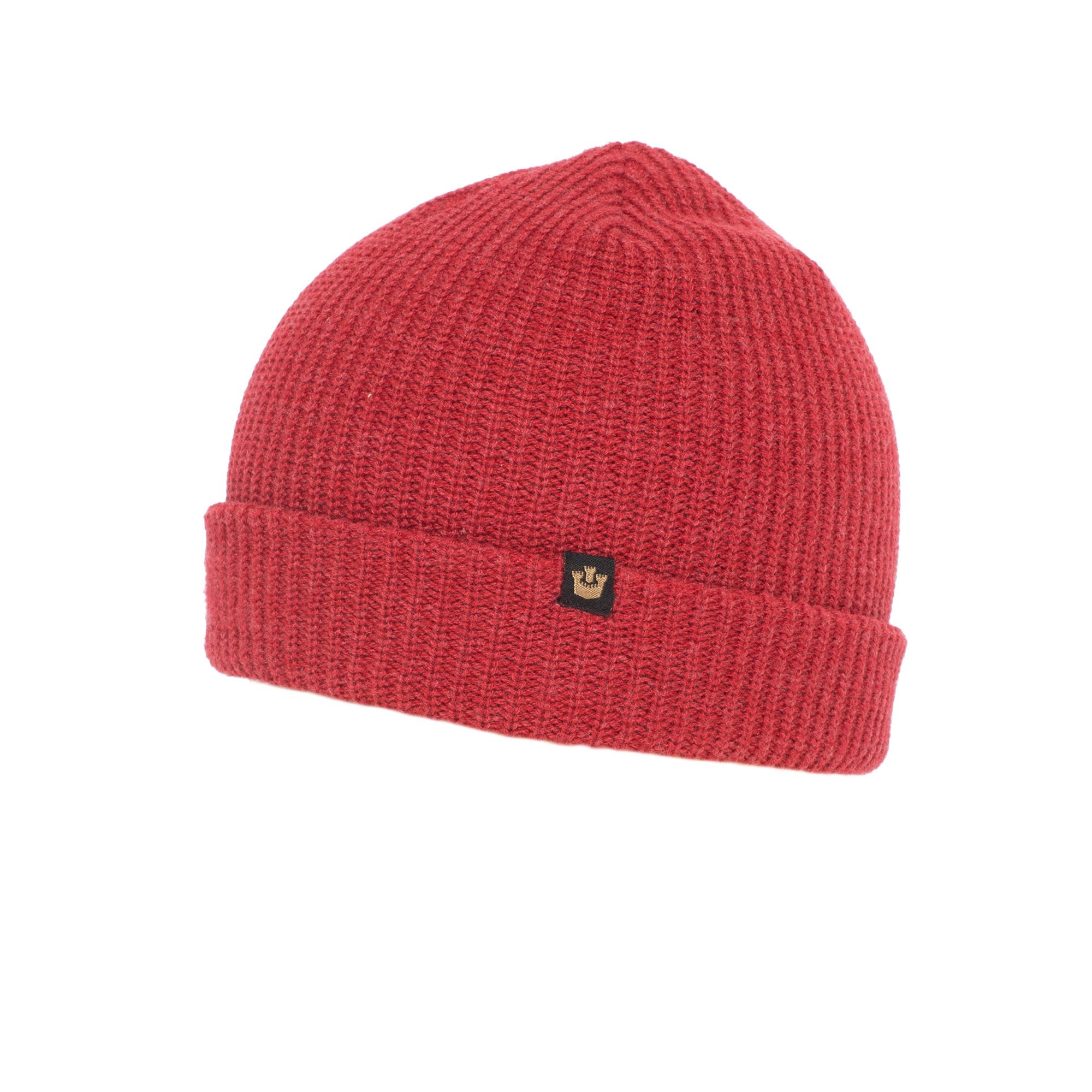 Goorin Bros. air to fakie acrylic ribbed beanie Red left side view