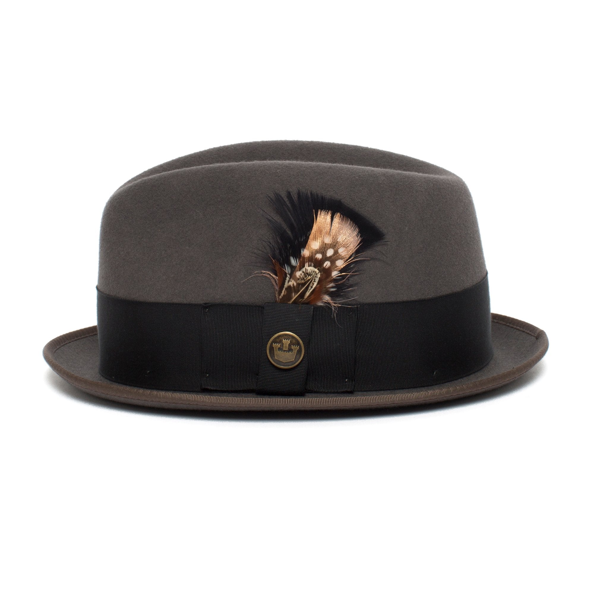 Goorin Bros. glitz glam feather Black left side view