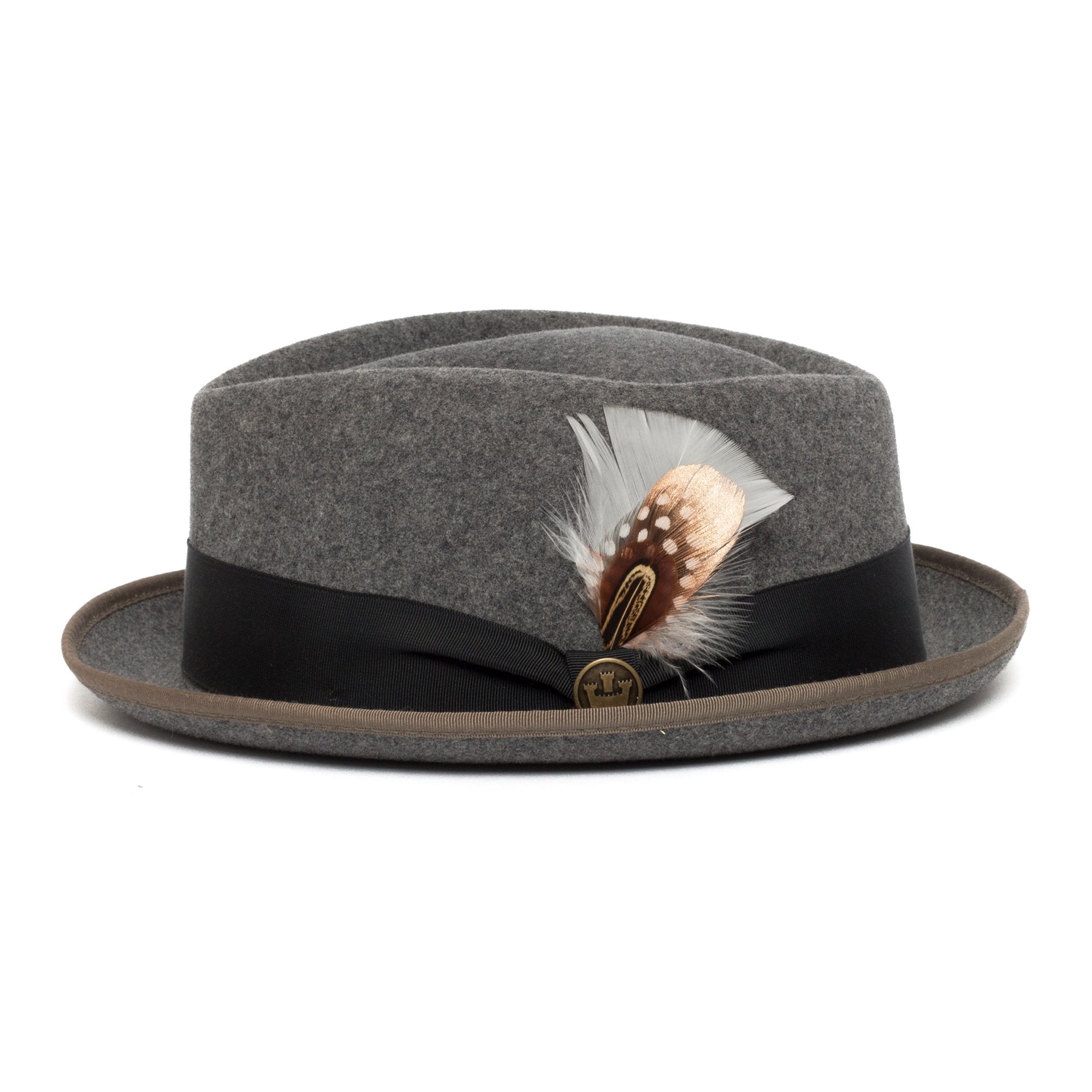 Goorin Bros. glitz glam feather White left side view