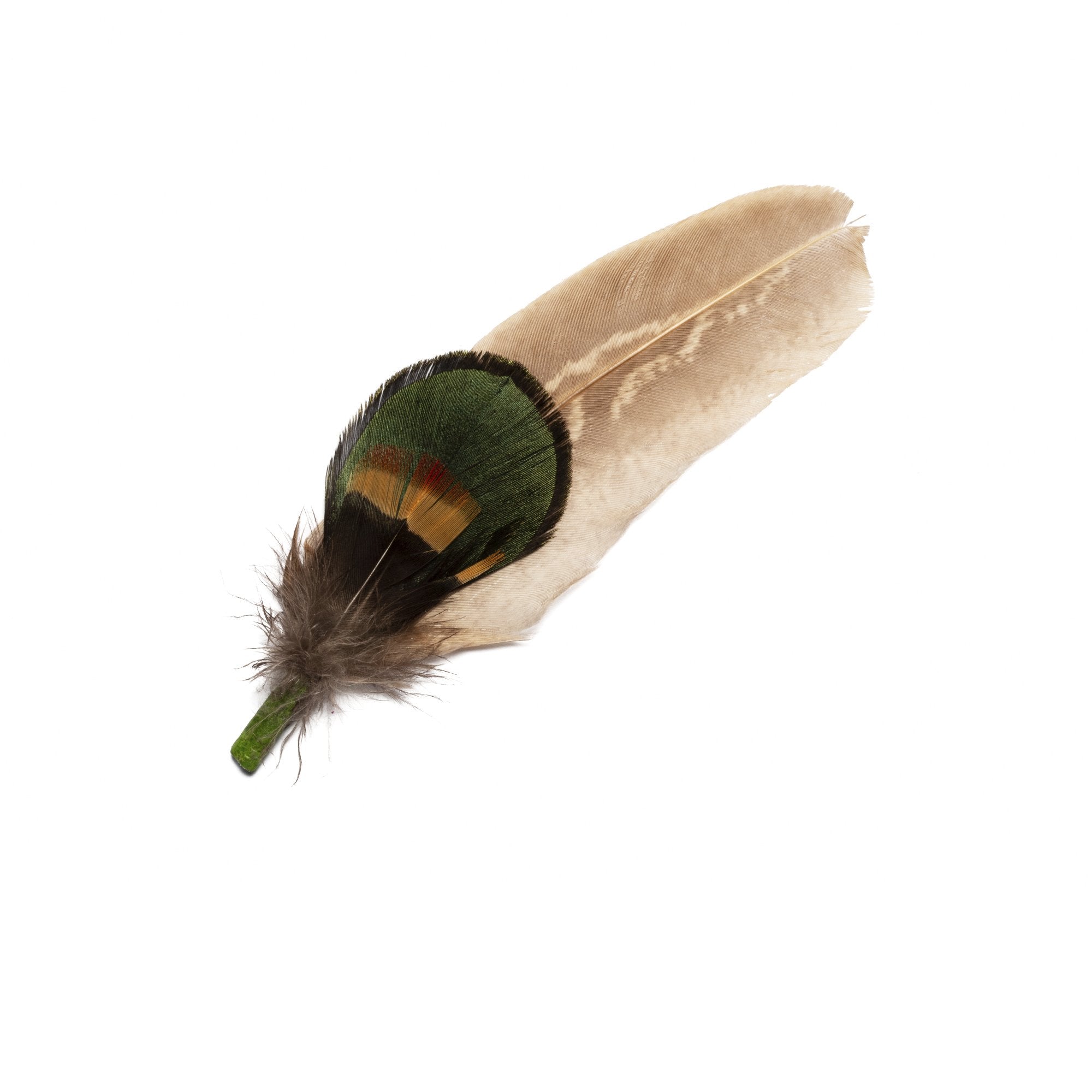 Goorin Bros. fuji feather Tan front view