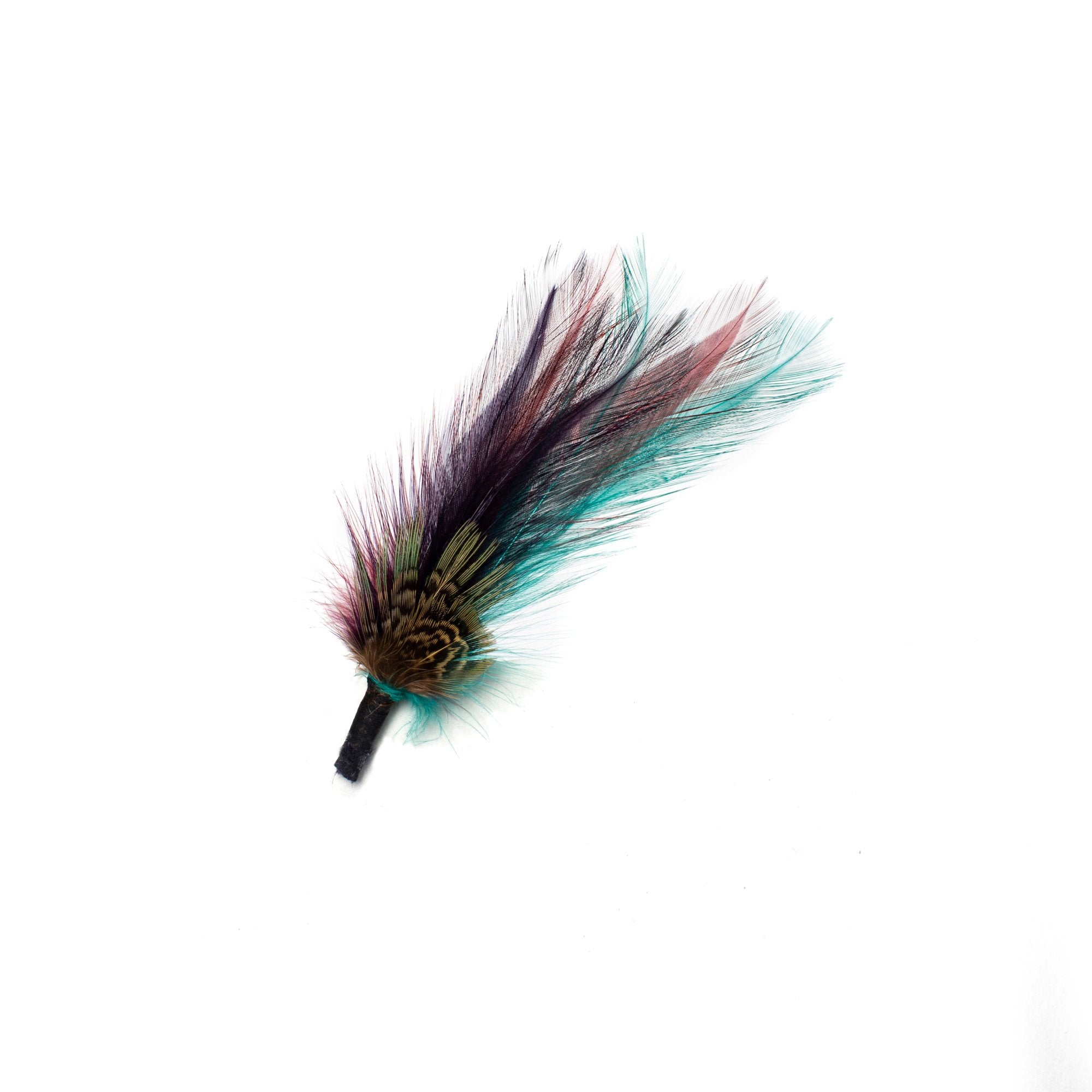 Goorin Bros. teal slushie feather Turquoise front view