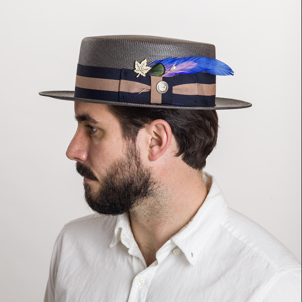 Goorin Bros. tear drop hat pin pin White mens styling