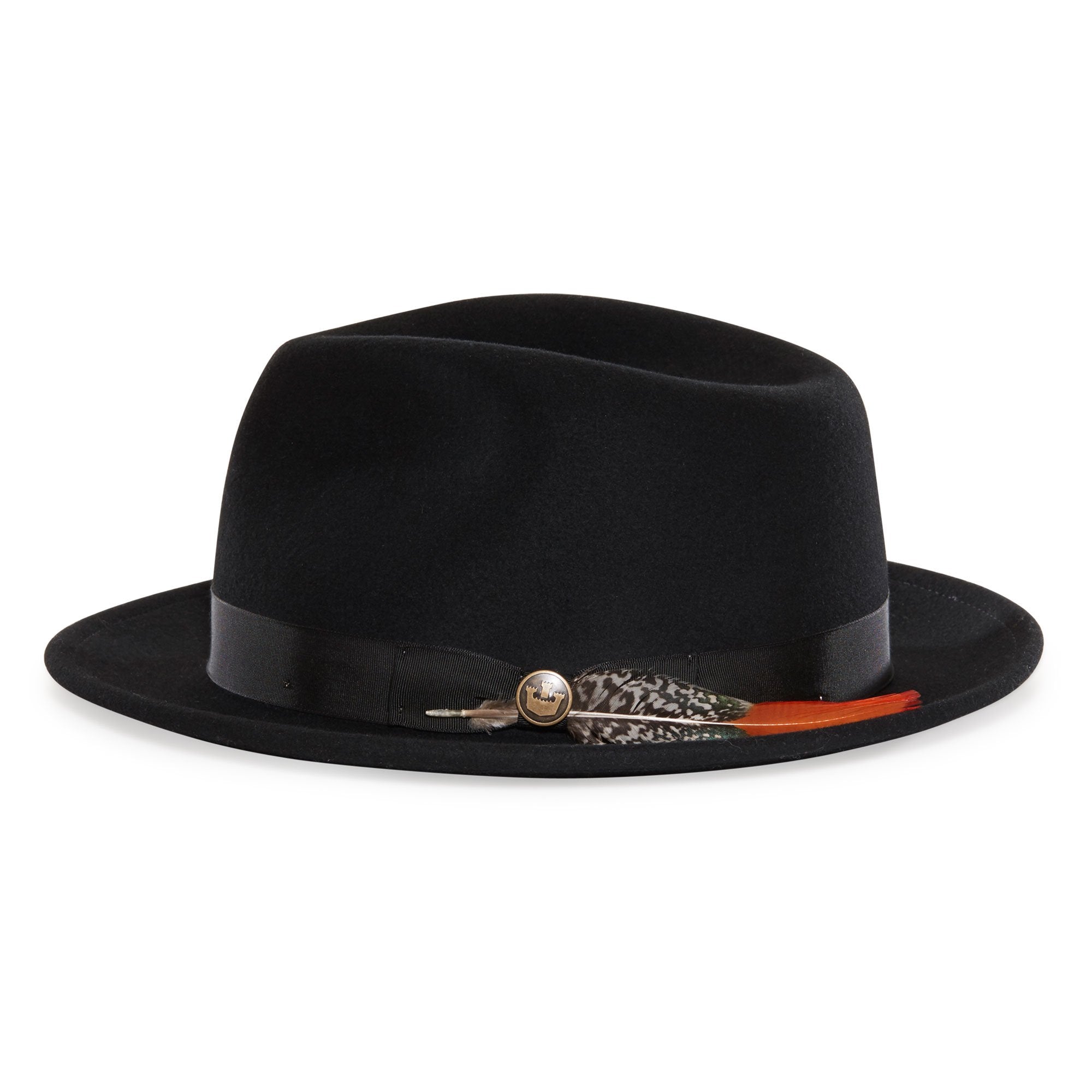 Goorin Bros. lady amherst feather Black left side view