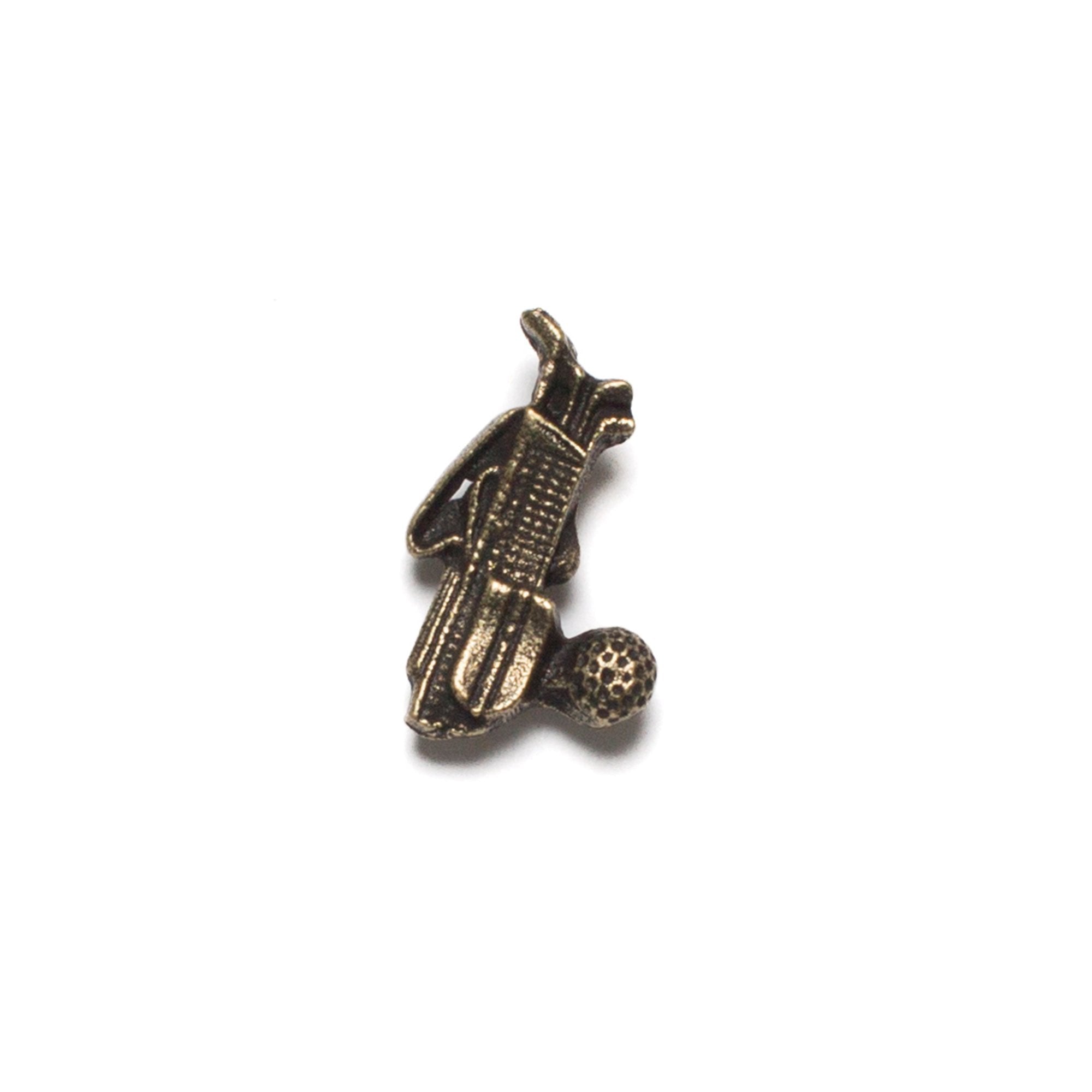 Goorin Bros. i like big putts pin Antique Brass front view
