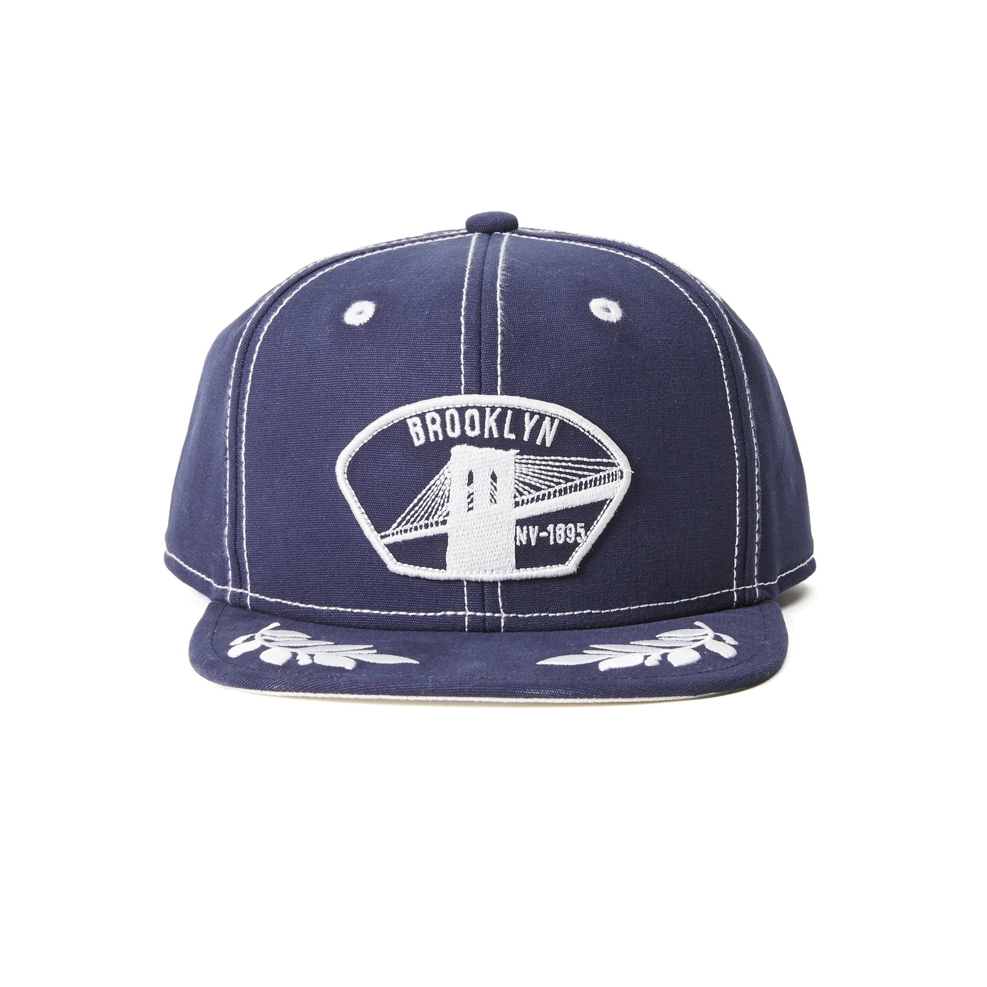 Goorin Bros. baby b cotton 6 panel baseball cap Blue front view