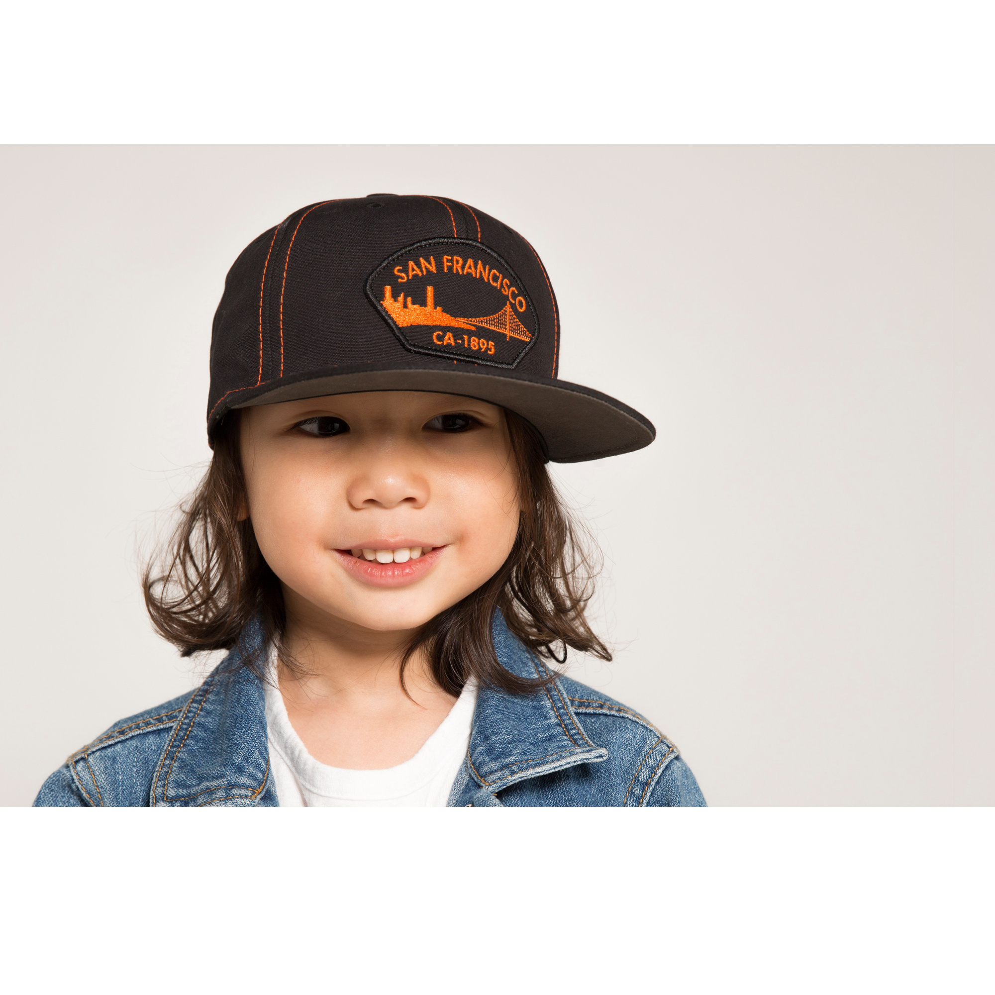 Goorin Bros. city kid cotton 6 panel baseball cap Black mens styling