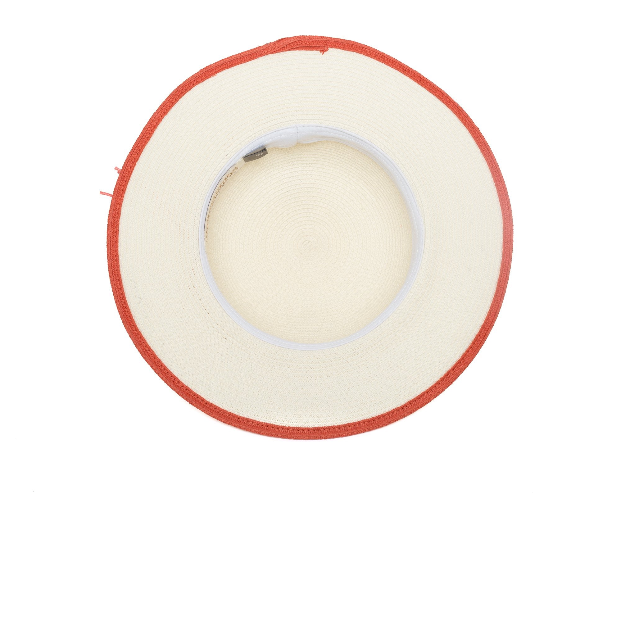 Goorin Bros. little sunshine straw floppy hat White under view