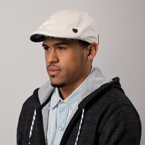 Goorin Bros. monkey brains cotton duckbill ivy flatcap White mens styling