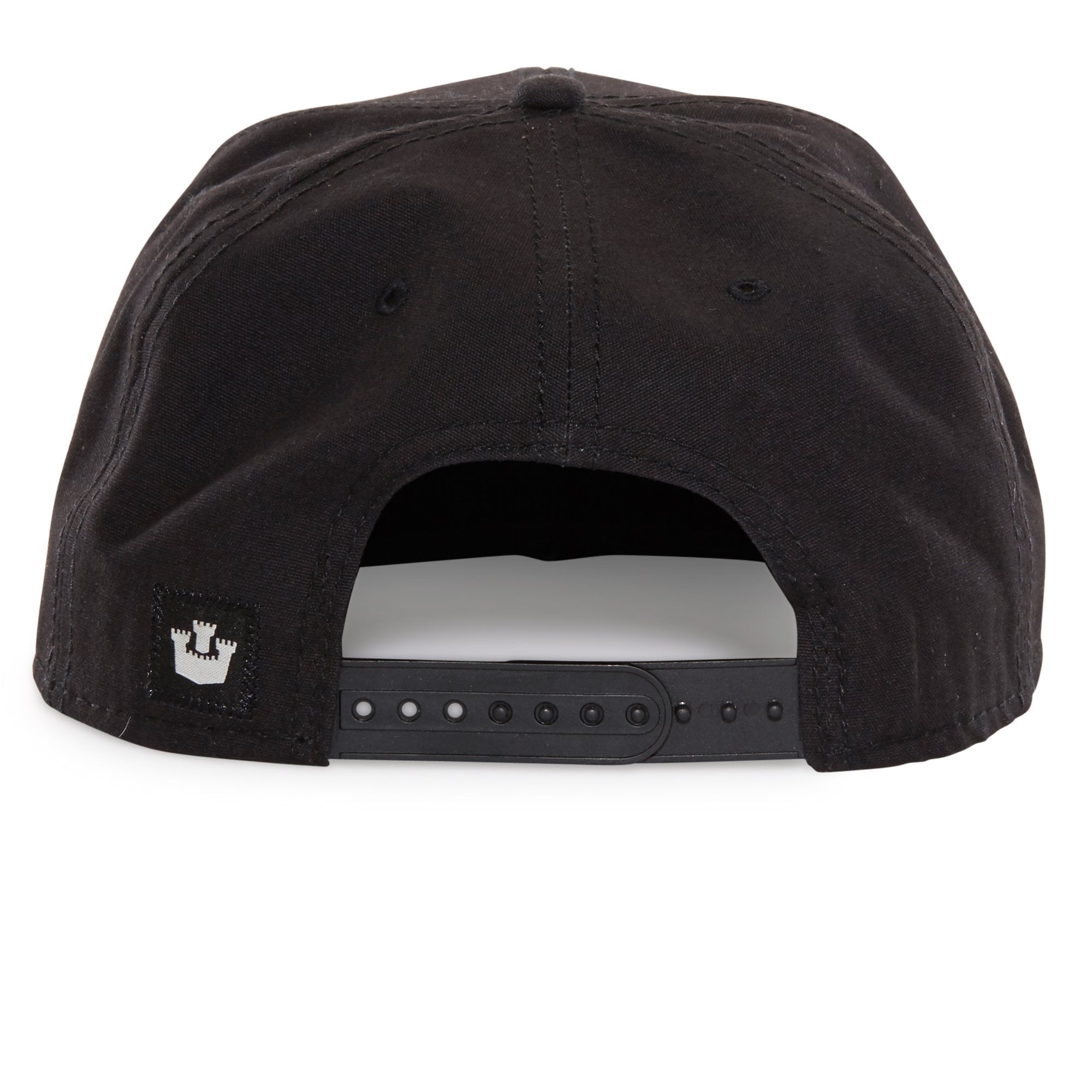 Goorin Bros. texas stars cotton flat brim baseball cap Black back view