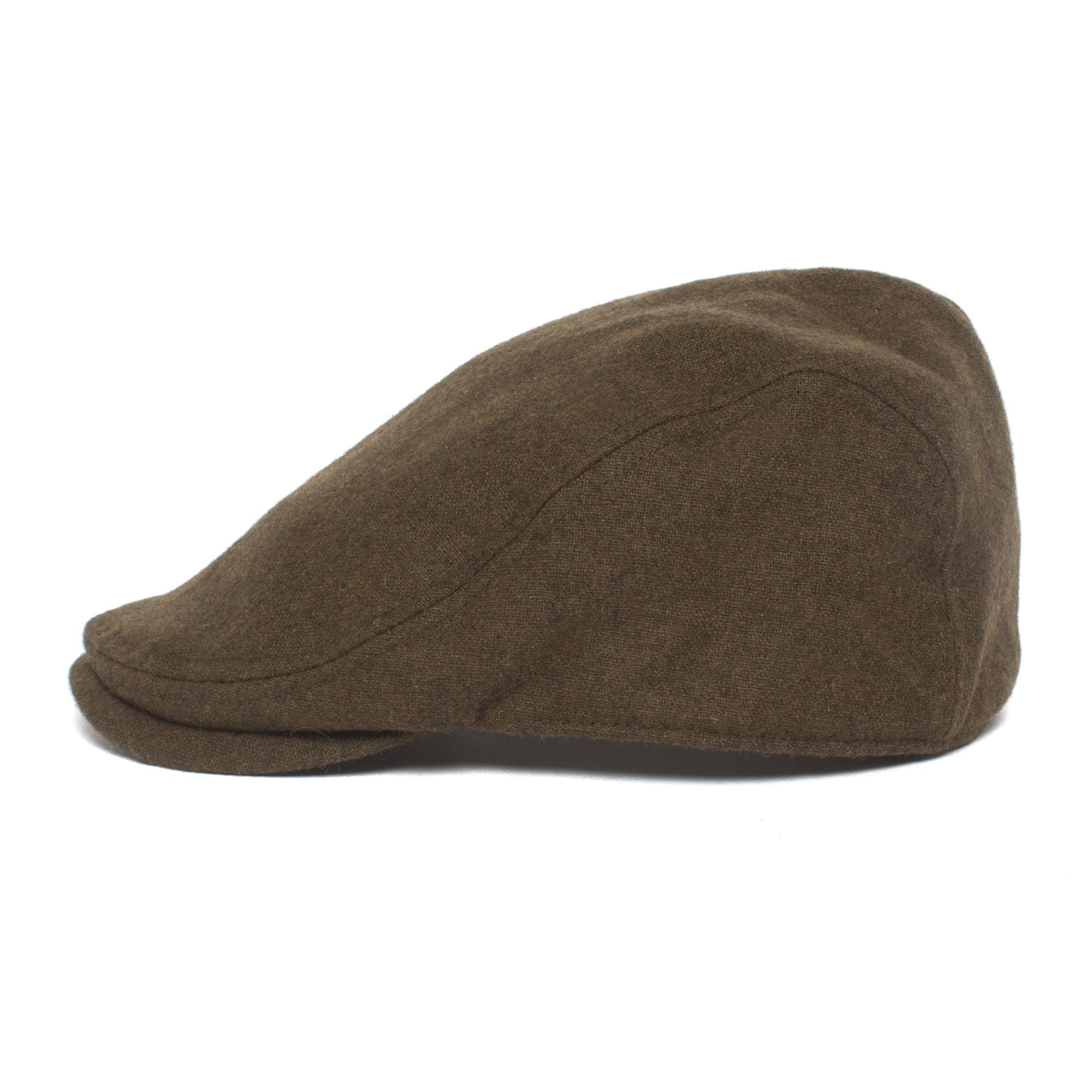 Goorin Bros. mikey wool blend drivers flatcap Olive side view