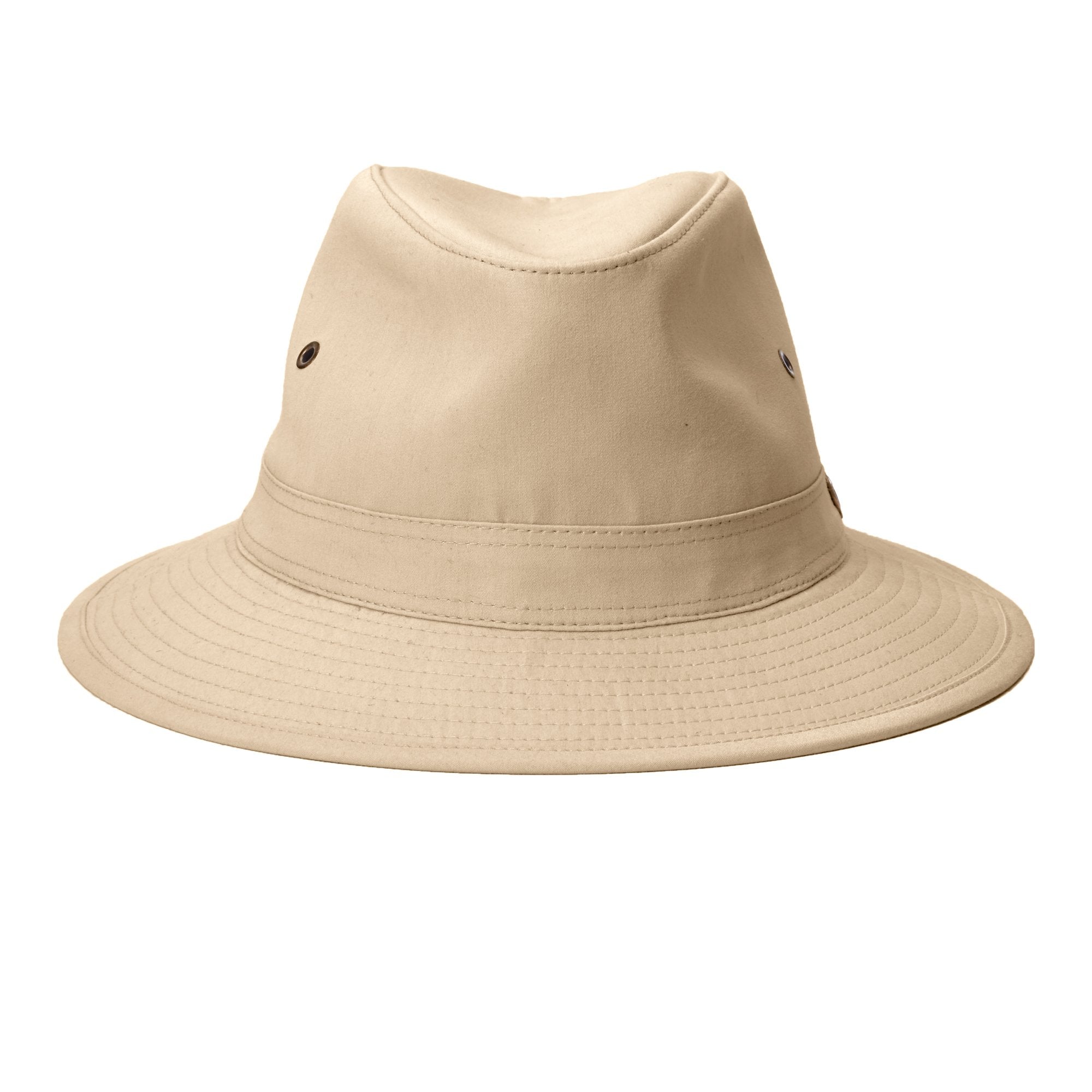 Goorin Bros. south island classic brim fedora Stone front view
