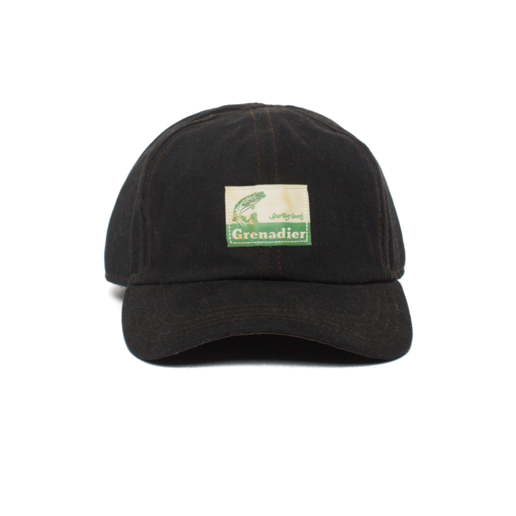 Goorin Bros. sportfishing cotton 6 panel baseball cap Black front view